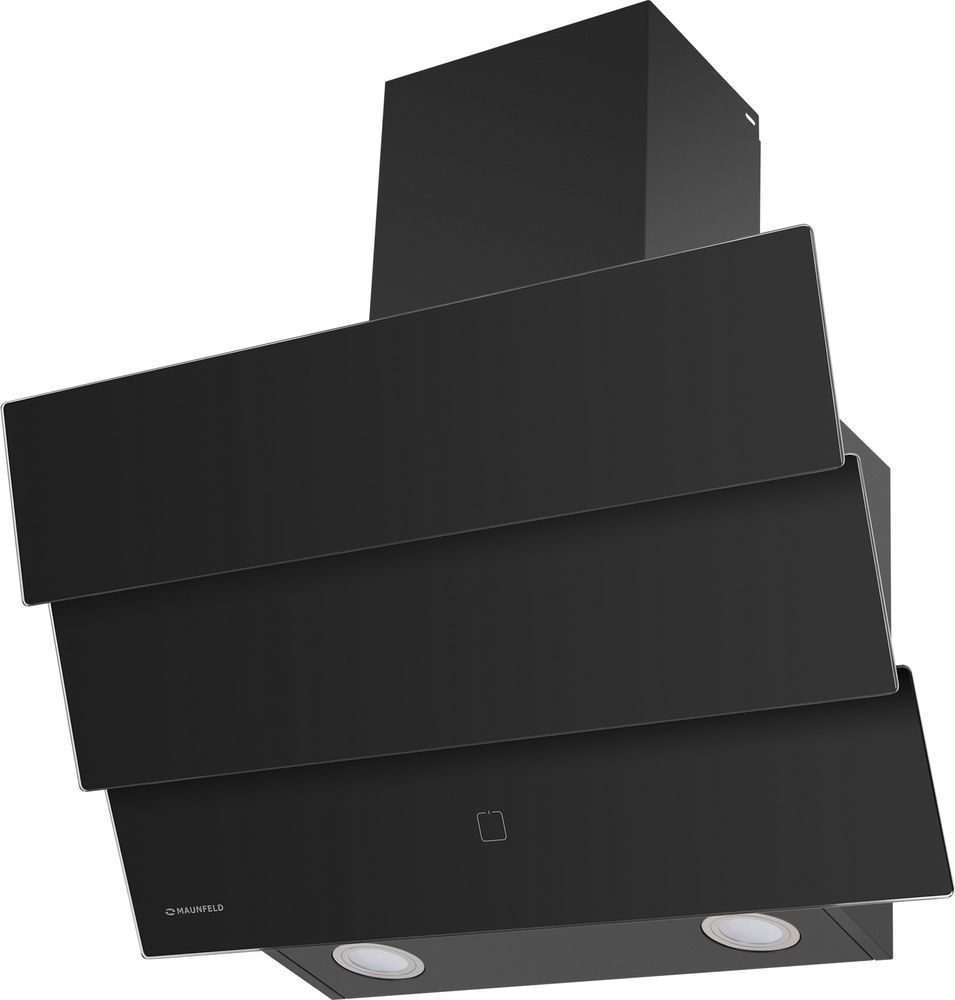 Изображение товара Вытяжка Maunfeld Cascada 60 Glass Black 60 см сенсорная с LED подсветкой