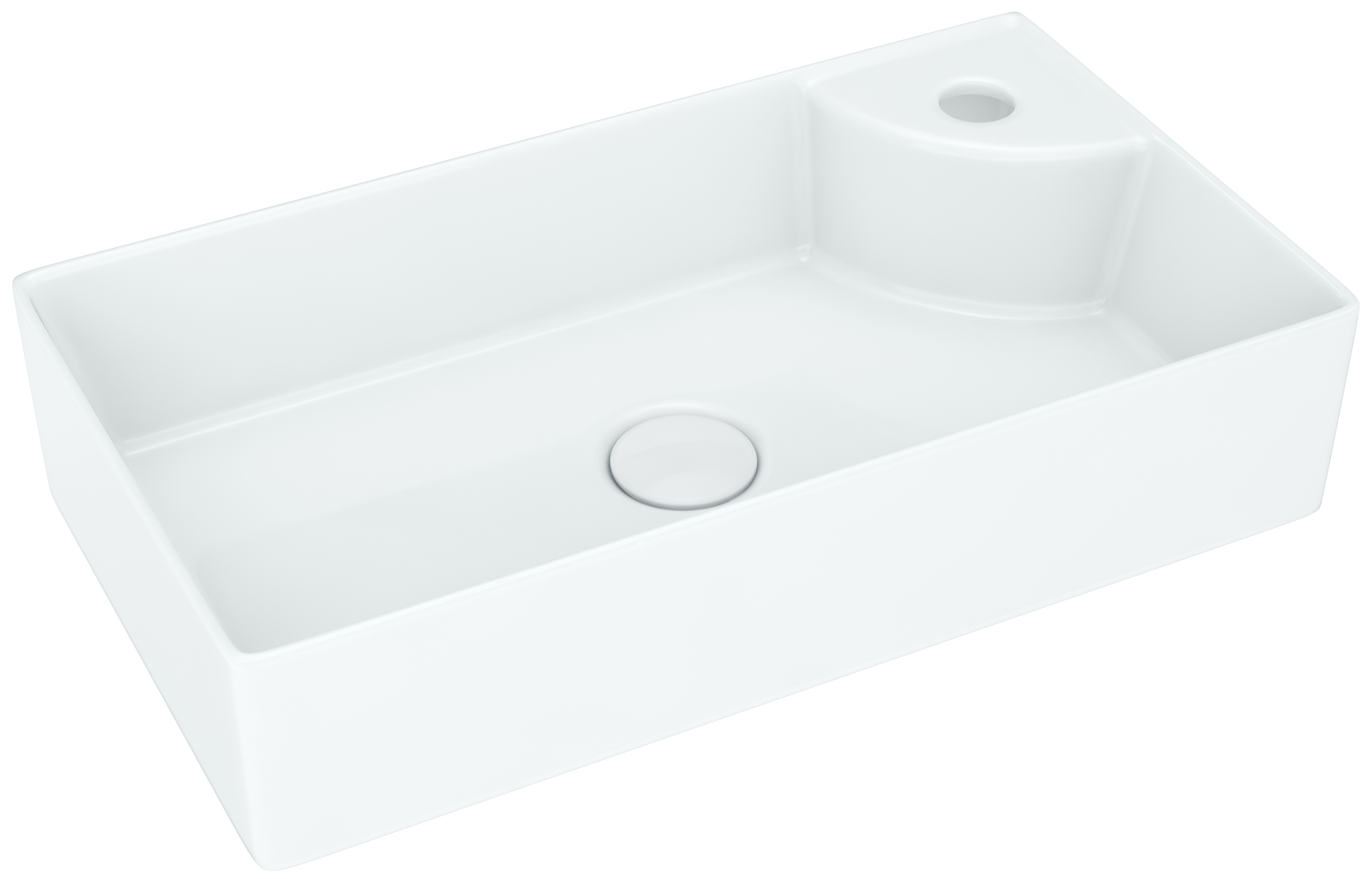 Изображение товара Раковина Смарт 45 см к тумбе Мокка белая