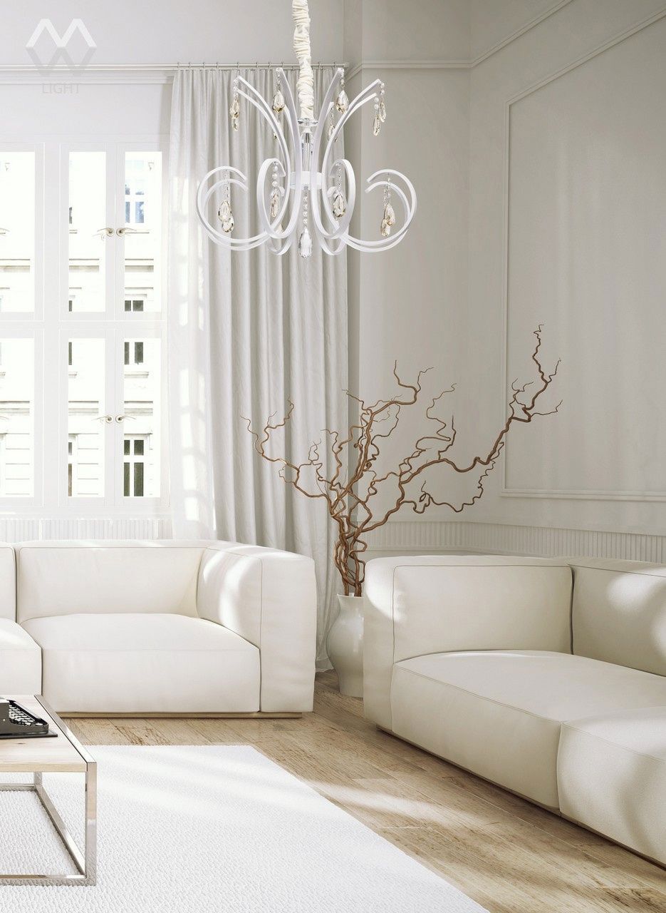 Изображение товара Люстра подвесная светодиодная Декоративный плафон Белый 496016408