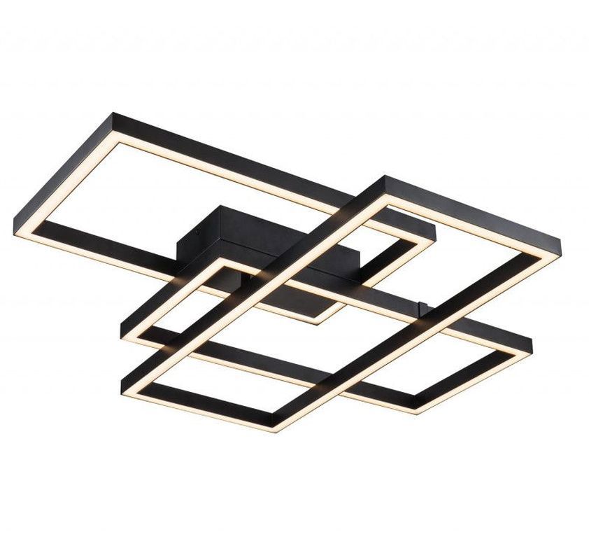 Изображение товара Люстра потолочная светодиодная Kink Light 07611.19 черная современная с дизайнерским плафоном