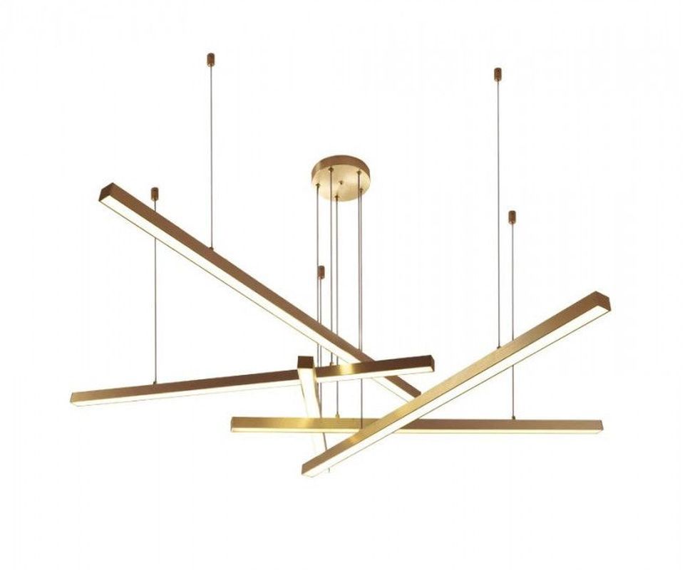 Изображение товара Люстра подвесная светодиодная Kink Light 08461.33 золото современная потолочная