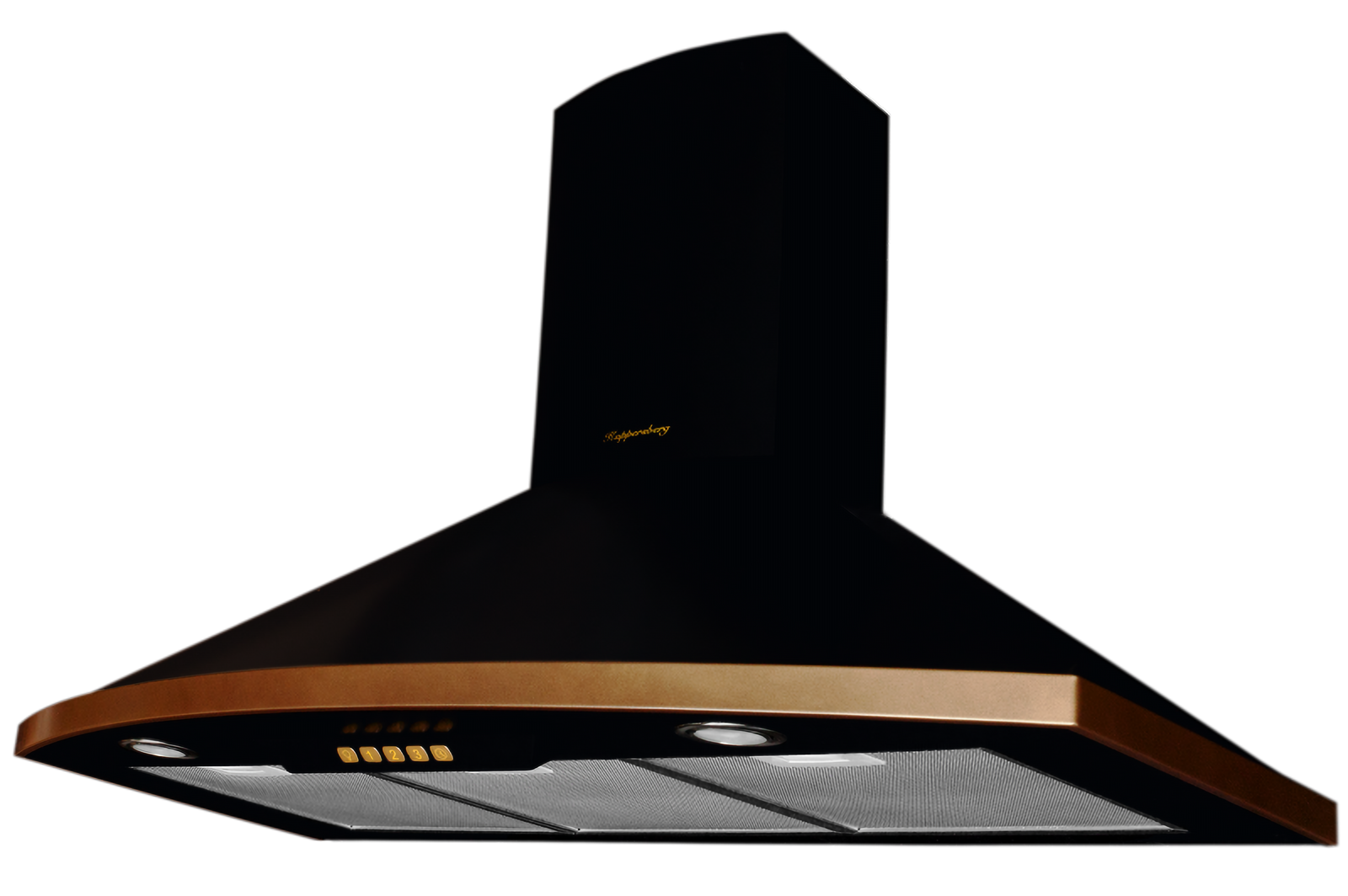 Изображение товара Встраиваемая вытяжка KUPPERSBERG BONA 90 B Bronze 650 м³/ч антрацит