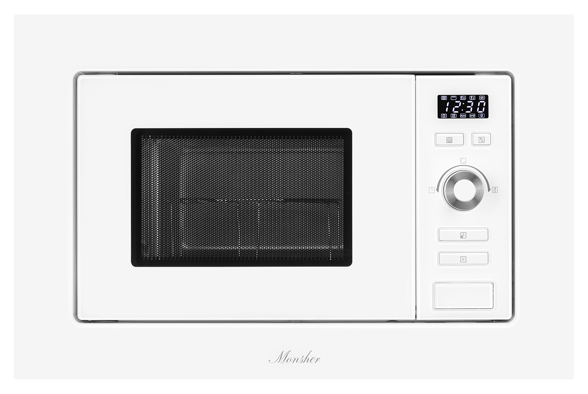 Изображение товара Встраиваемая микроволновая печь Monsher MMH 201 W 20л белая с грилем и дисплеем