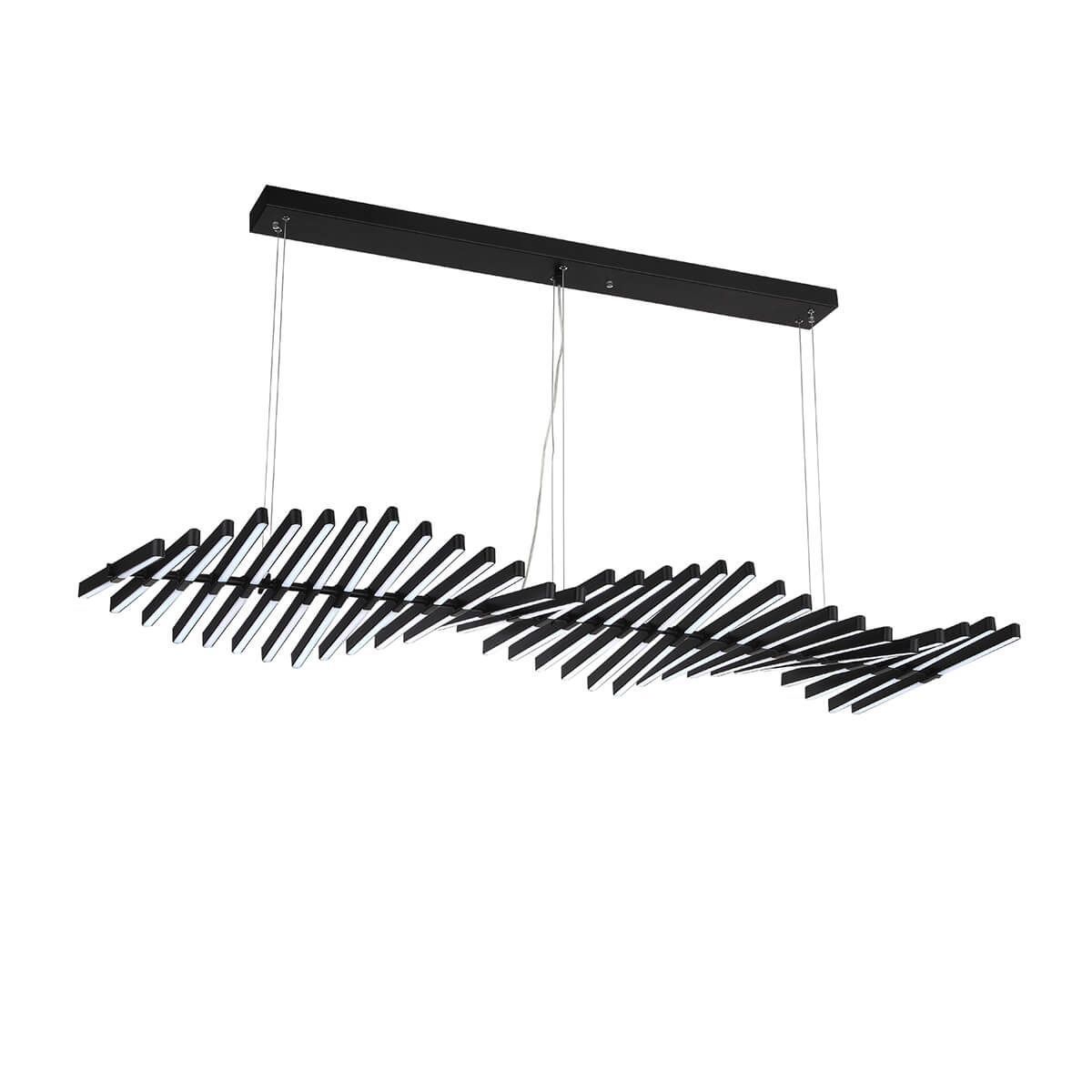 Изображение товара Подвесная светодиодная люстра ST Luce SLD001.403.30 53м2 черный дизайн