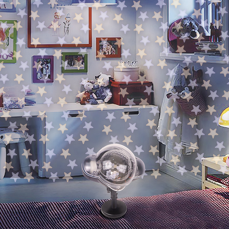 Изображение товара Проектор светодиодный Звездное небо мультисвет черный дляDecor и праздников