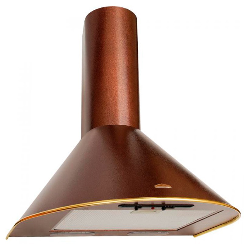 Изображение товара Купольная вытяжка Elikor Эпсилон 60П-430-П3Л 60 см медный антик