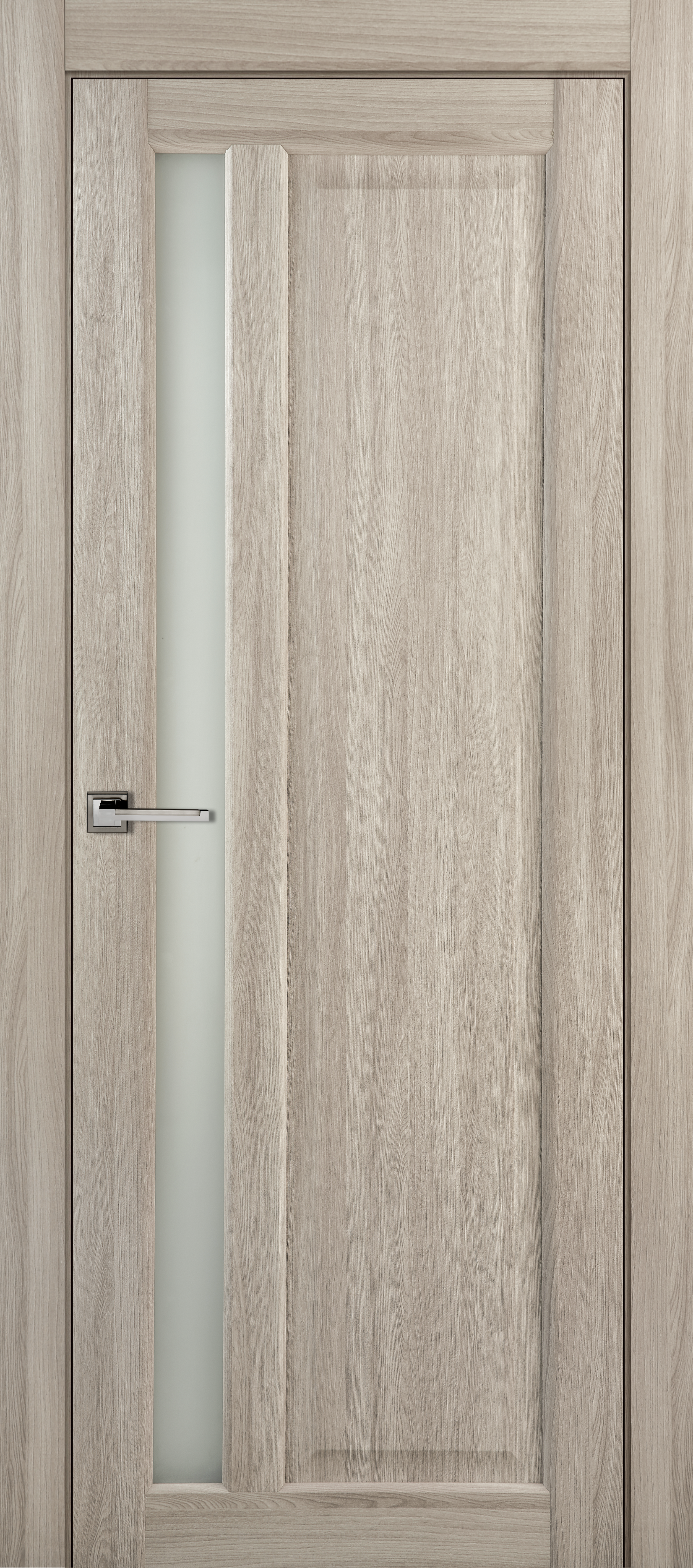 Изображение товара Дверь межкомнатная остеклённая Artens Мария 70x200 см ПВХ цвет шимо с замком в комплекте