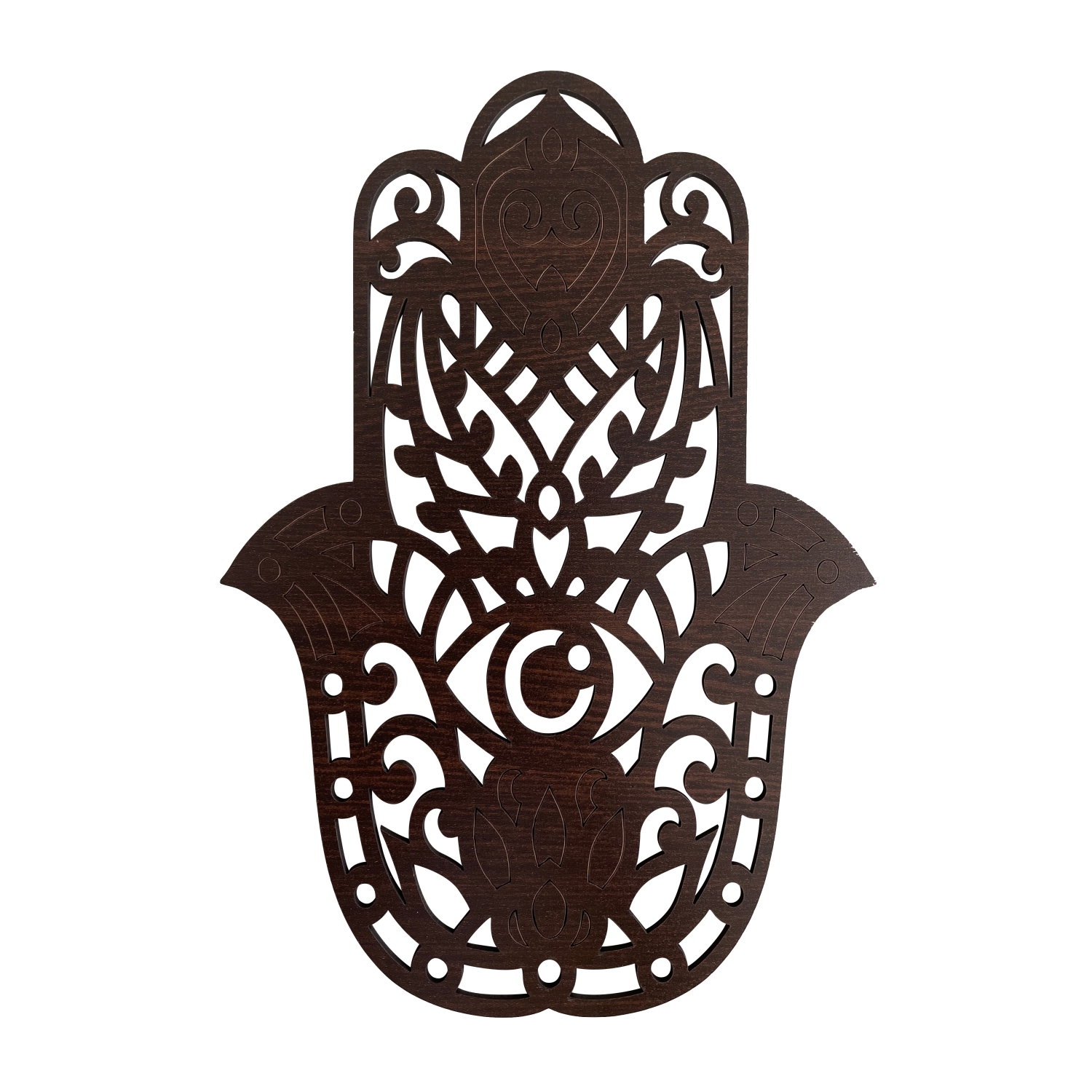 Изображение товара Оберег настенный Хамса - Рука Фатимы, венге, 30x20 см