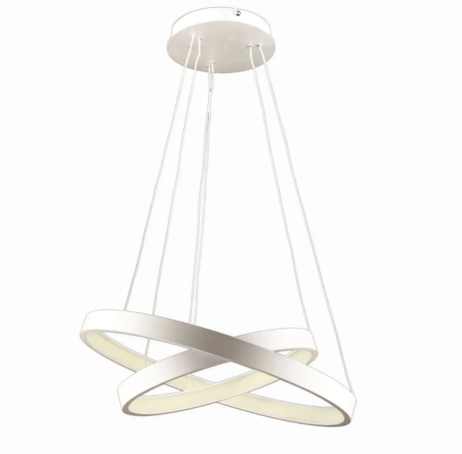 Изображение товара Люстра подвесная светодиодная LUCHERA Ruedo TLRU2-30/40-1 белая 38Вт