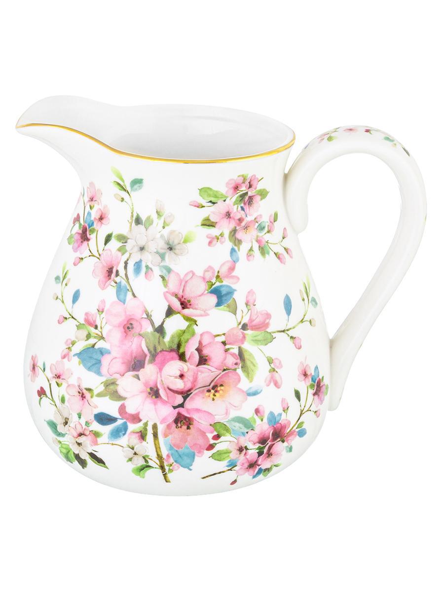 Изображение товара Кувшин 1200 мл Elan Gallery Яблоневый цвет белый/зеленый/розовый/голубой