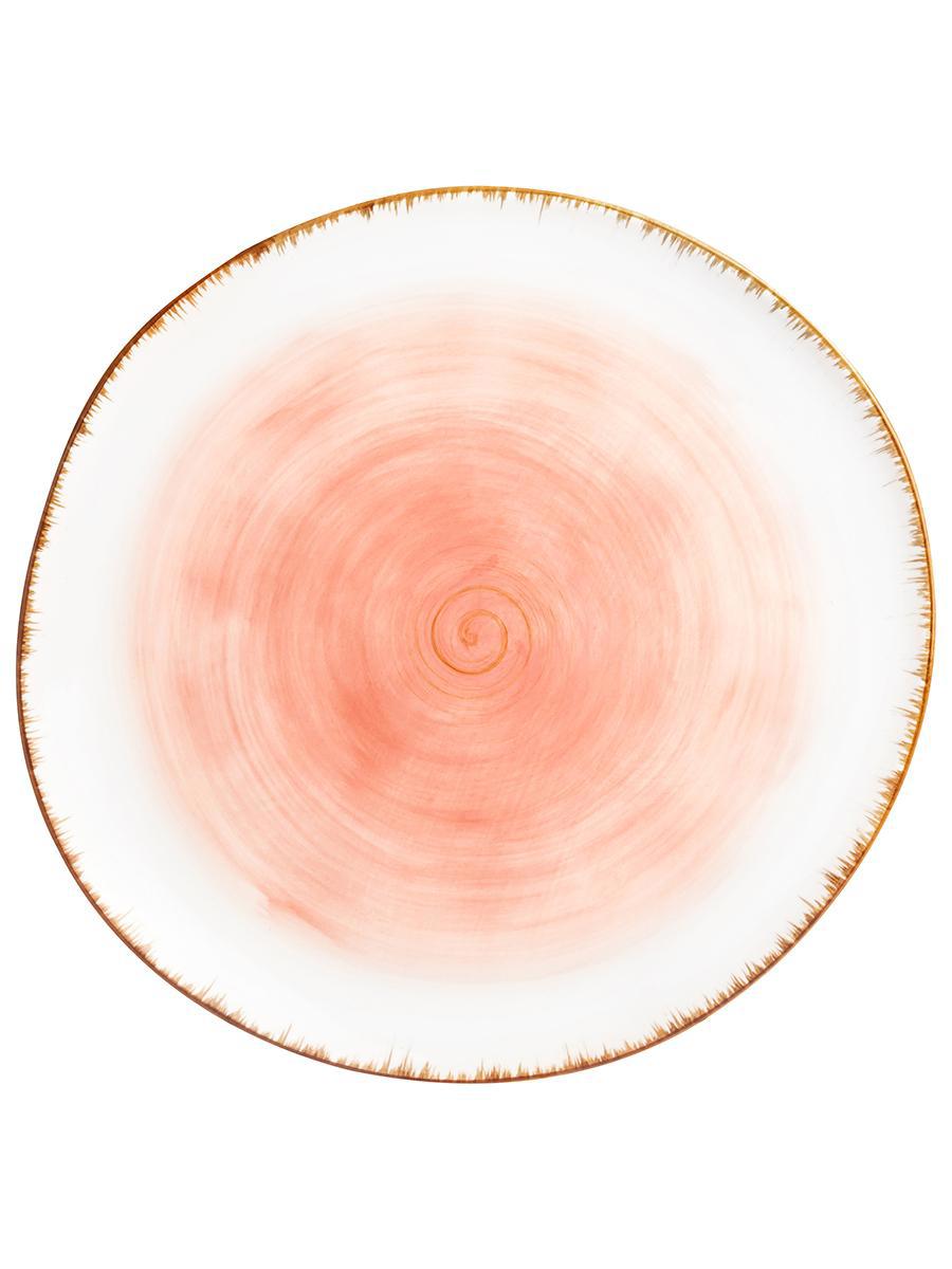 Изображение товара Тарелка Violet Кантри 30x30x2.7 цвет белый/розовый