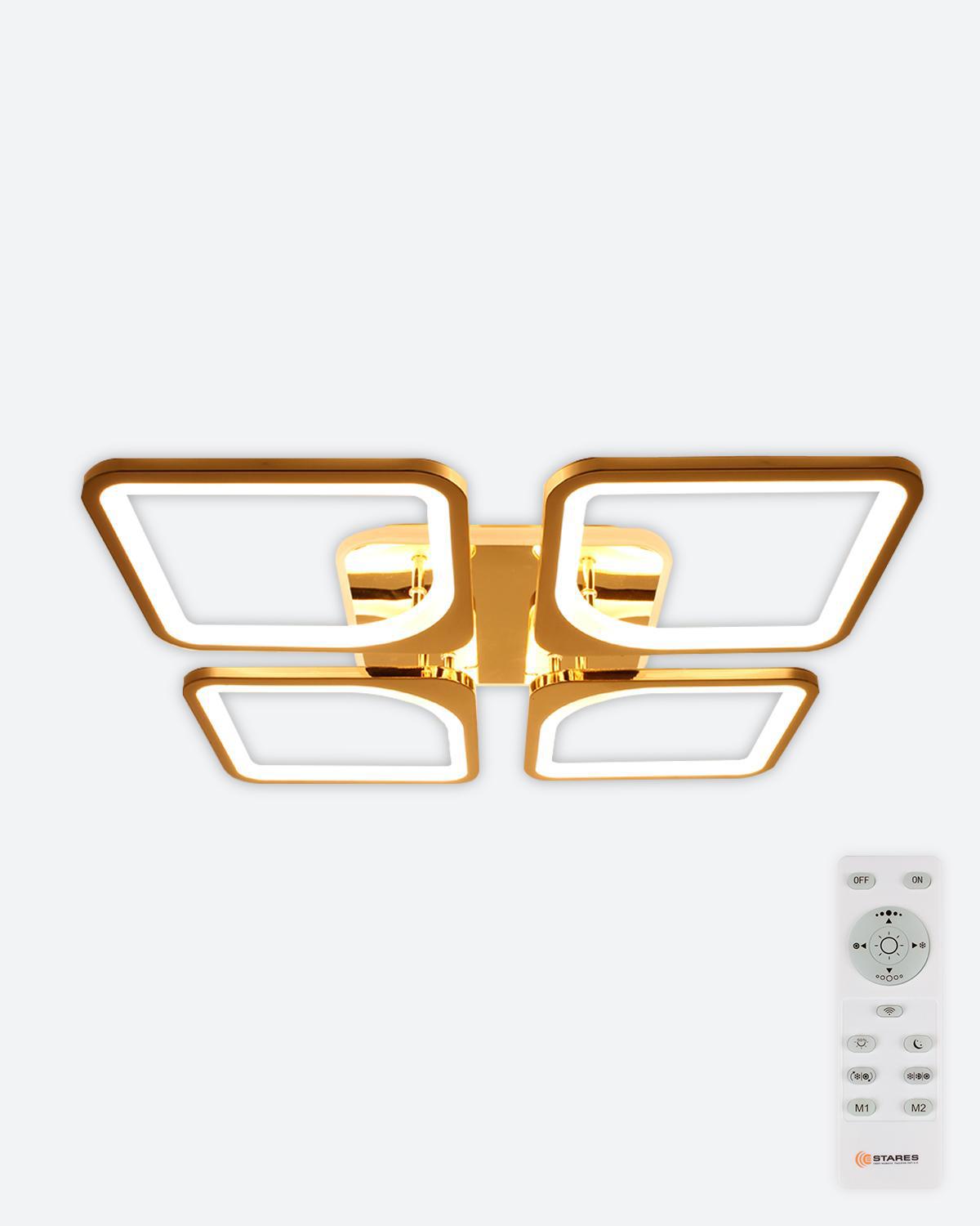 Изображение товара Люстра потолочная светодиодная Estares RGB 100W с пультом управление для комнат до 25 кв.м