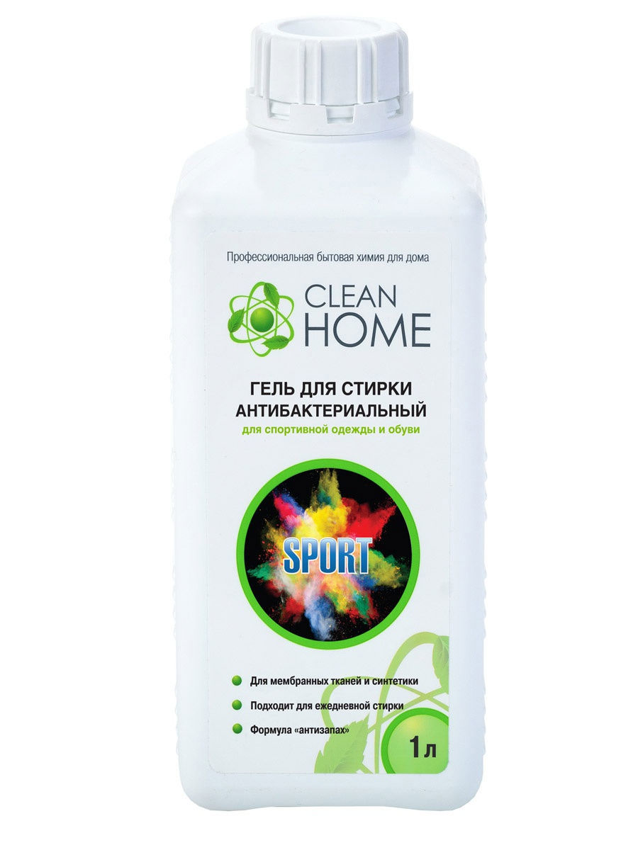 Изображение товара Гель для стирки Clean home 4606531205387 1 л Изображение товара Гель для стирки Clean home 4606531205387 1 л