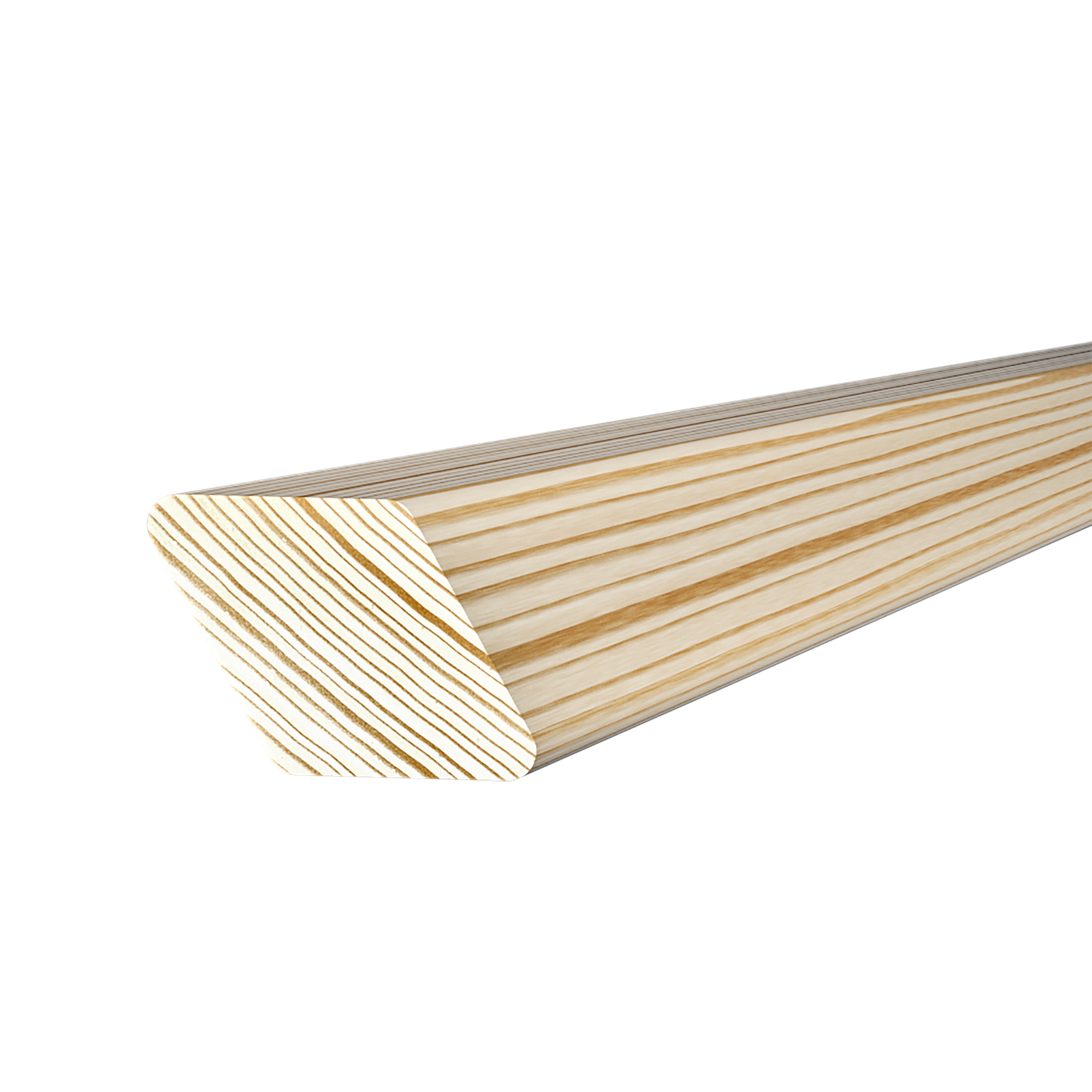 Изображение товара Брусок скошенный сращенный 28x40x2200 мм хвоя сорт Экстра без сучков