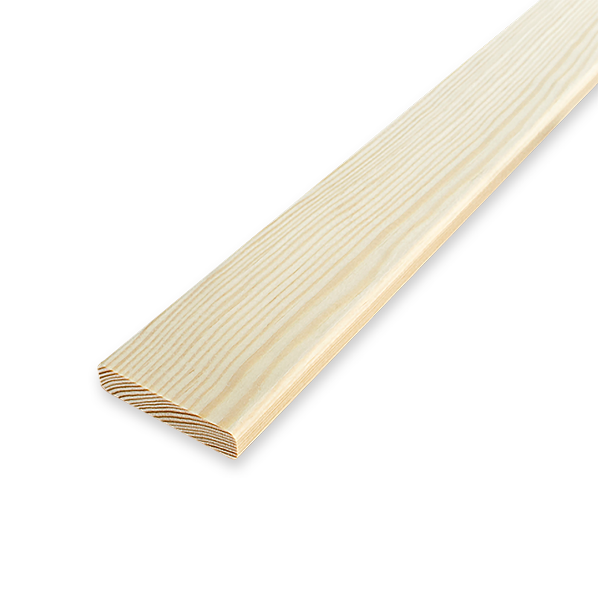 Декоративный брусок сращенный 11x50x2200 мм хвоя сорт Экстра прямой с фаской угла