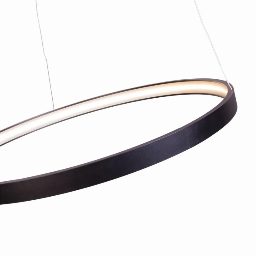 Изображение товара Люстра подвесная светодиодная LUCHERA Ruedo TLRU1-70-01, 23 м², черная