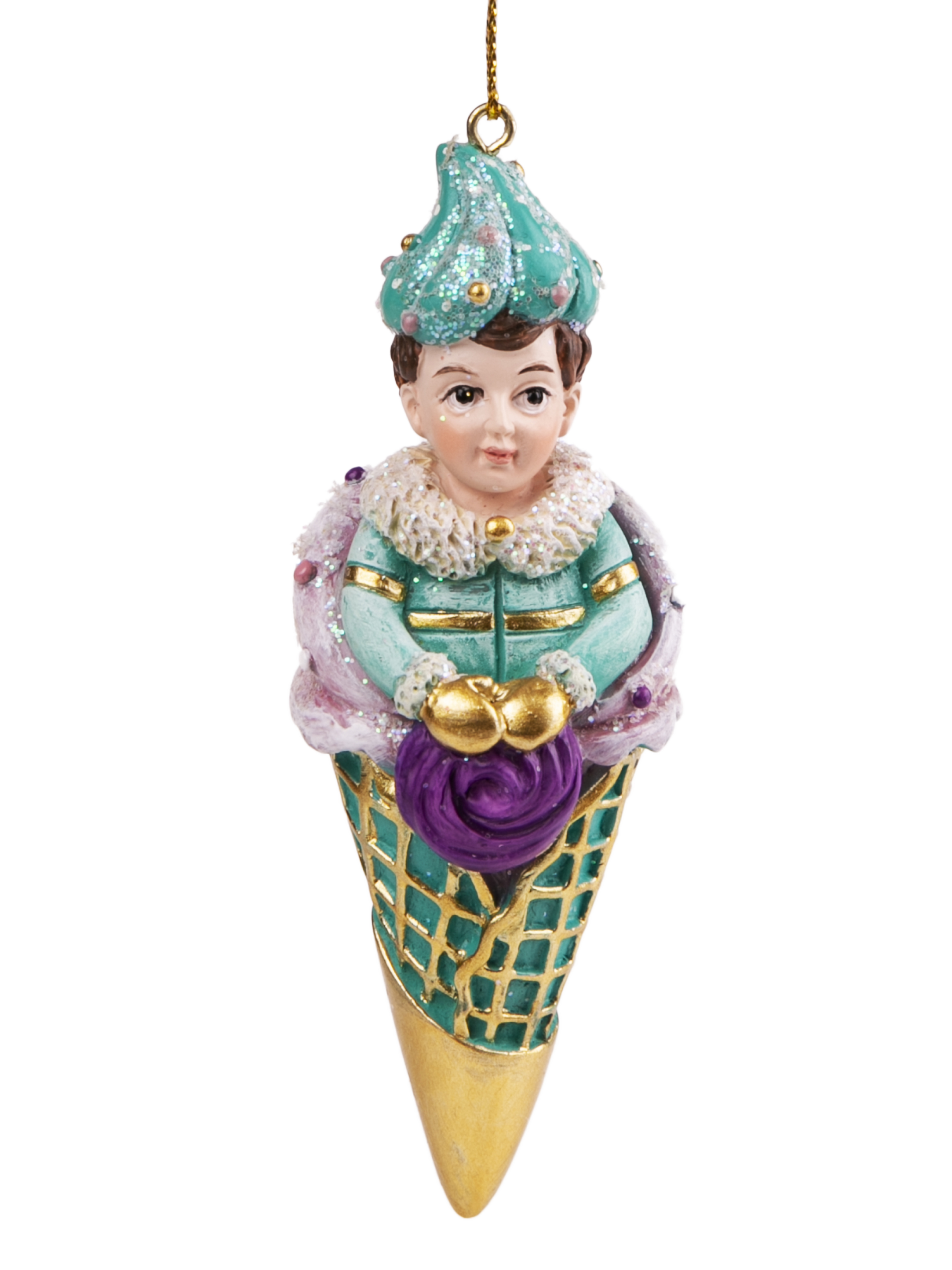 Изображение товара Подвесное украшение Christmas Мороженое 3x10.5 см для елки