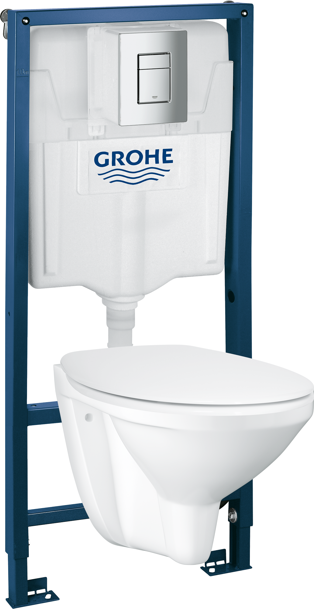 Изображение товара Комплект инсталляция с унитазом и кнопкой Grohe Solido