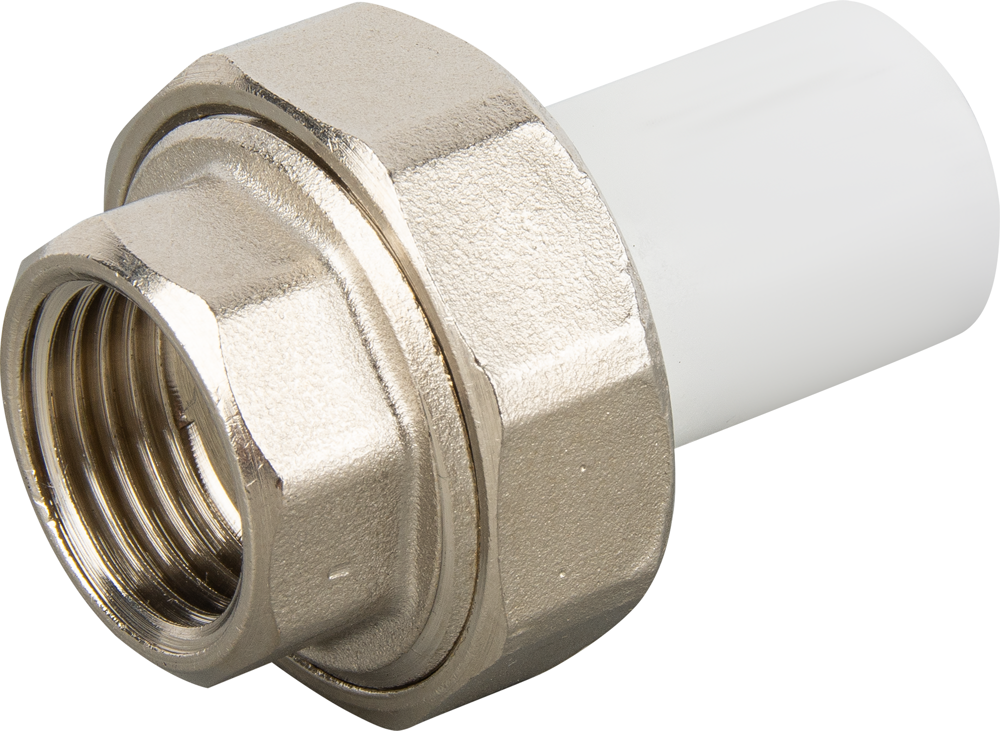Изображение товара Муфта разъемная VALFEX 1/2"x20 мм ВР для труб из полипропилена и металла