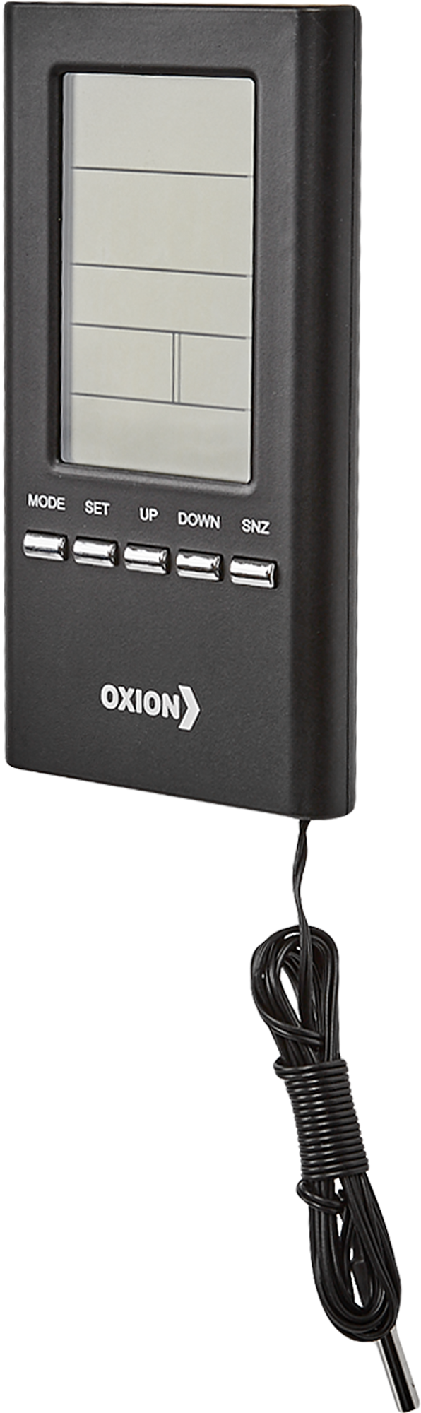 Часы-метеостанция Oxion OTM3331 с проводным датчиком цвет черный - 2