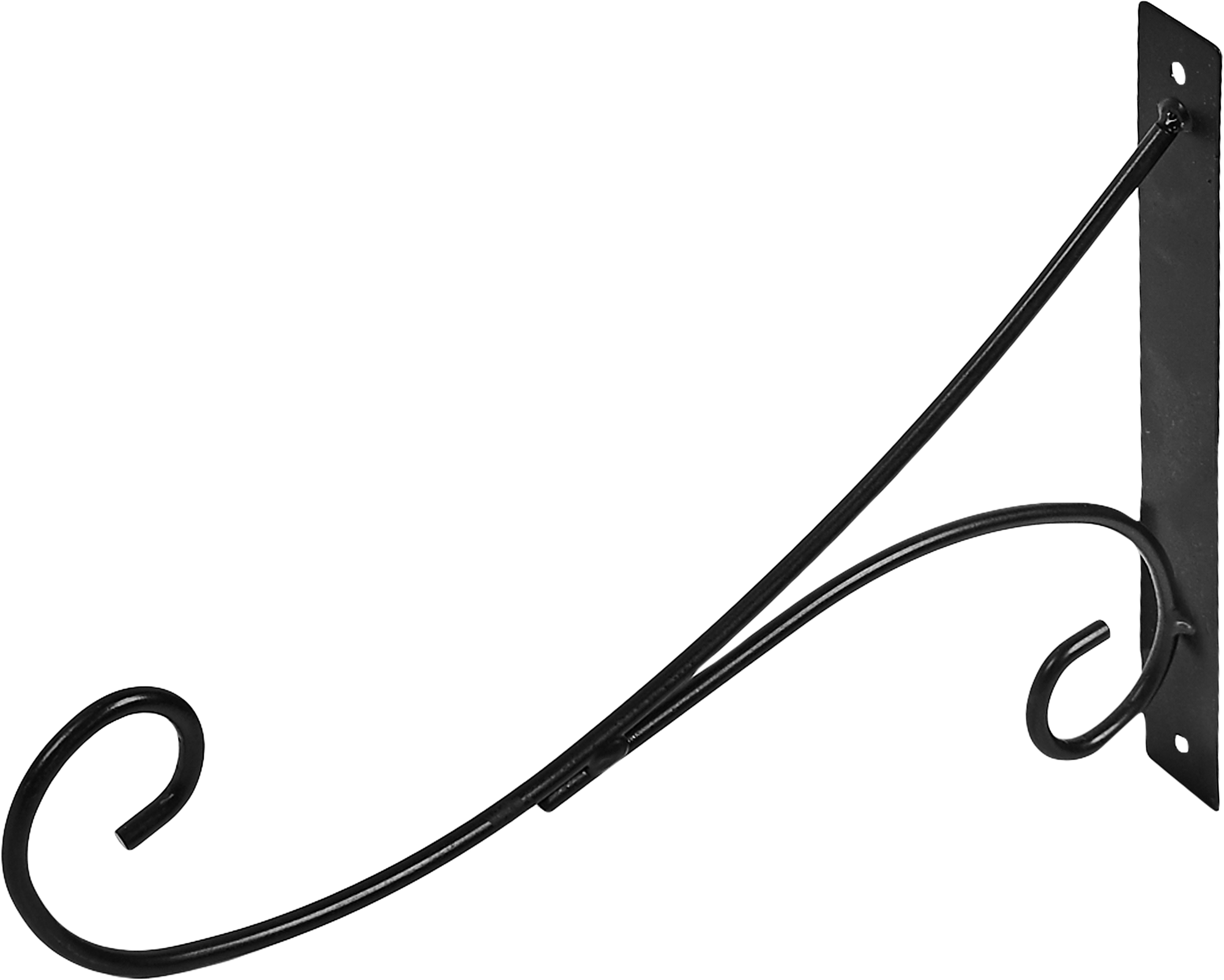 Крючок для подвесных кашпо 35 см, цвет чёрный