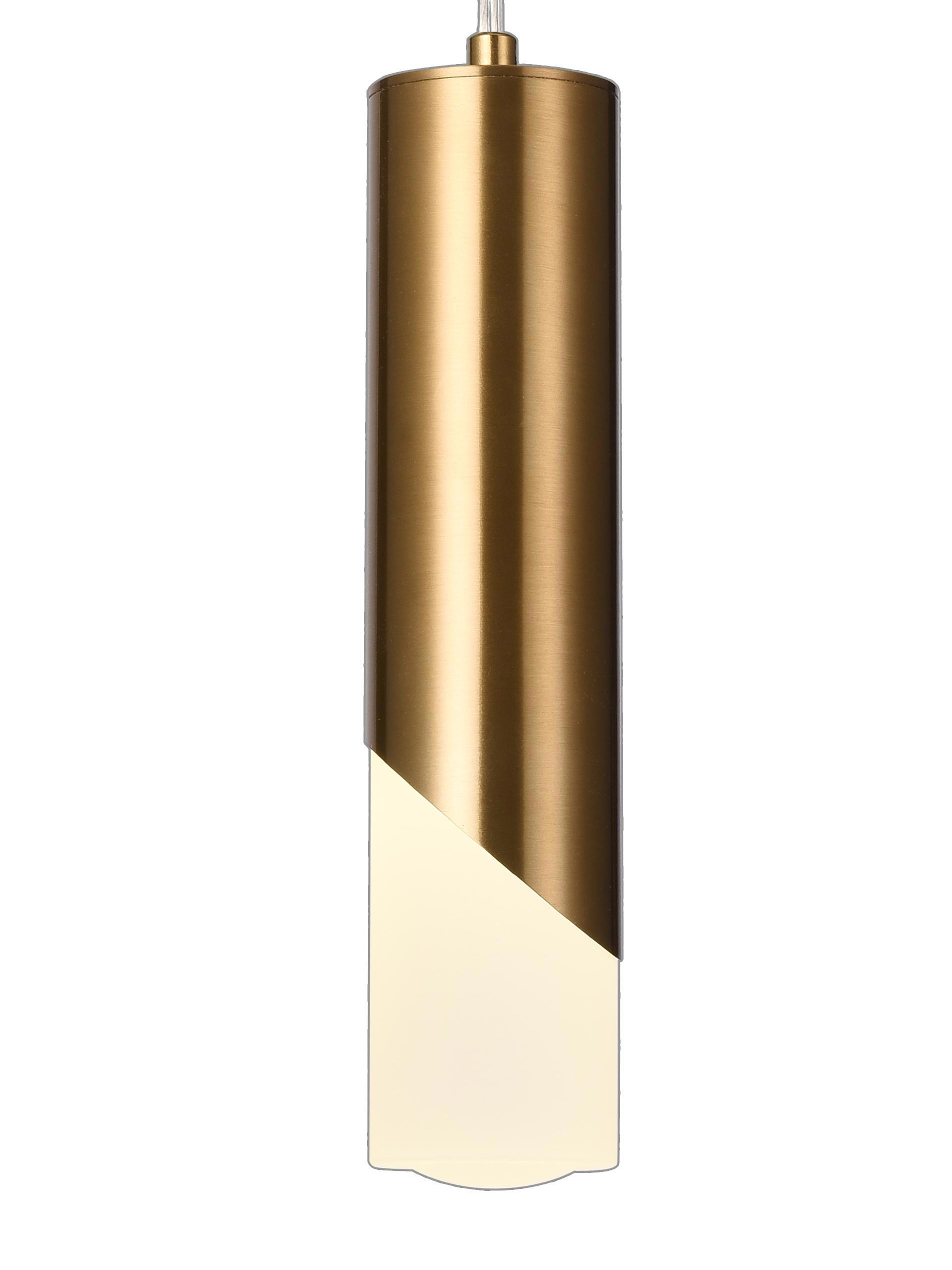 Изображение товара Светильник подвесной светодиодный Natali Kovaltseva LOFT LED LAMPS 81355 GOLD SATIN 1 лампа 2 м² цвет Золото золотой