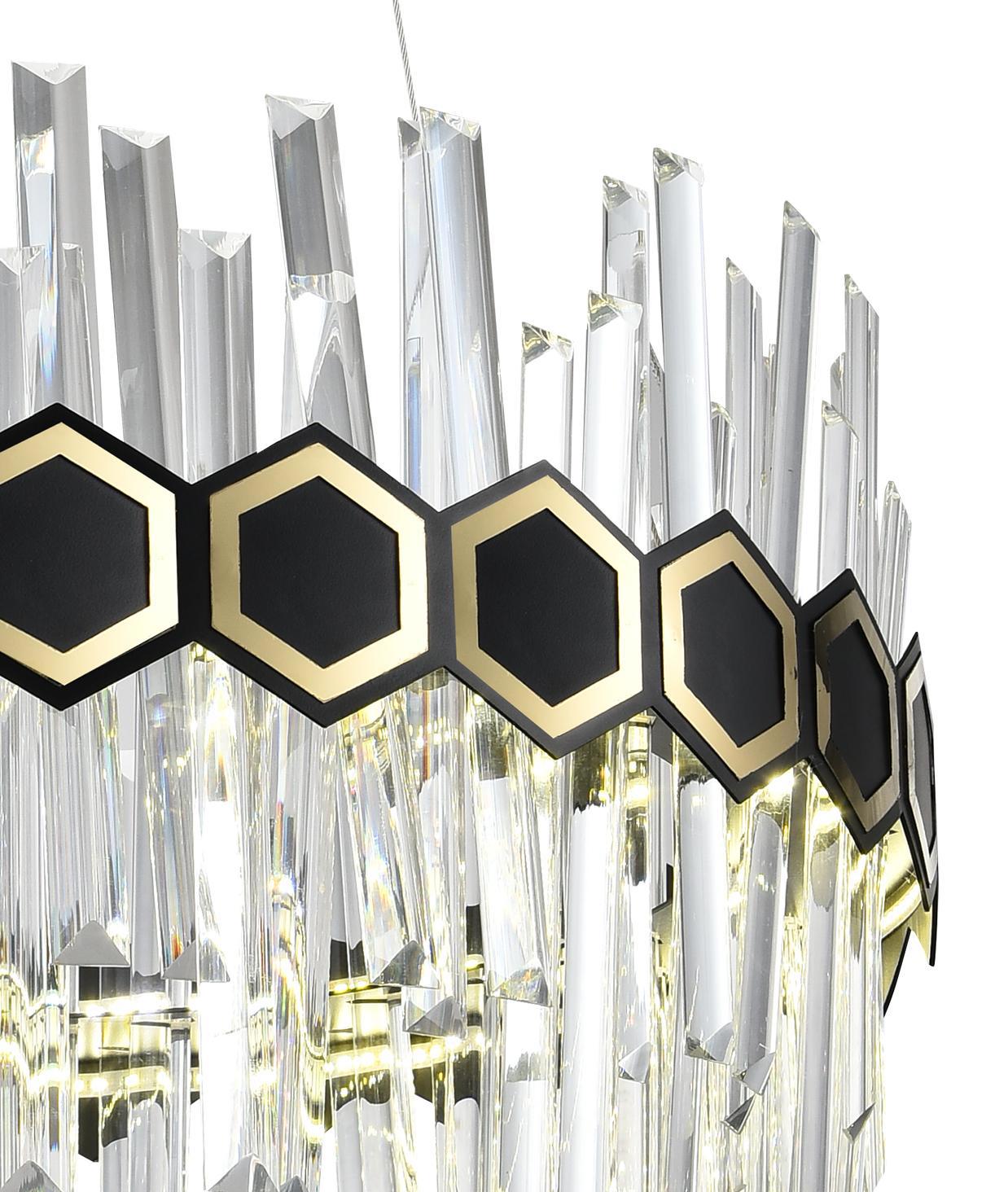 Изображение товара Люстра потолочная светодиодная Natali Kovaltseva INNOVATION STYLE LED LAMPS 81321 1 лампа 23 м² цвет золотой