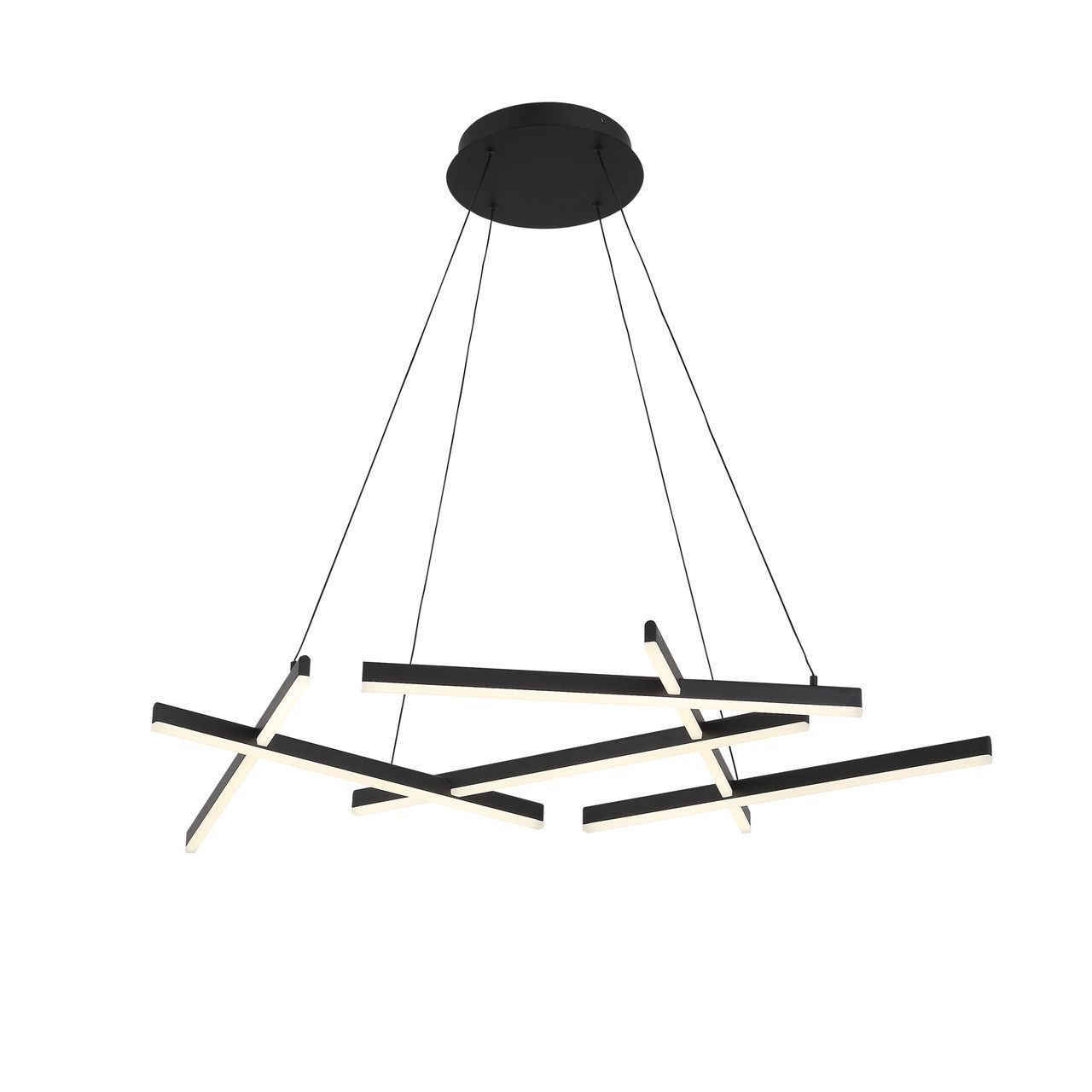 Изображение товара Светильник подвесной светодиодный ST Luce Basoni SL394.413.06 27 м² цвет черный