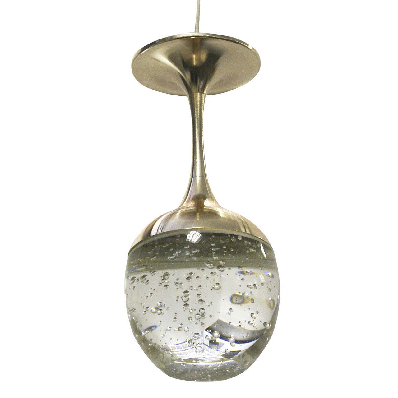 Изображение товара Подвесной светильник Kink Light Бокал 08551 3000K золотой стекло овальный