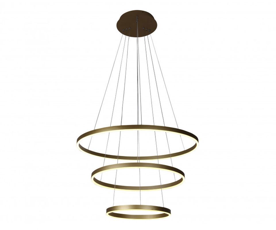 Изображение товара Светильник подвесной светодиодный Kink Light ТОР 08223.33(3000K) с пультом управления цвет золотой