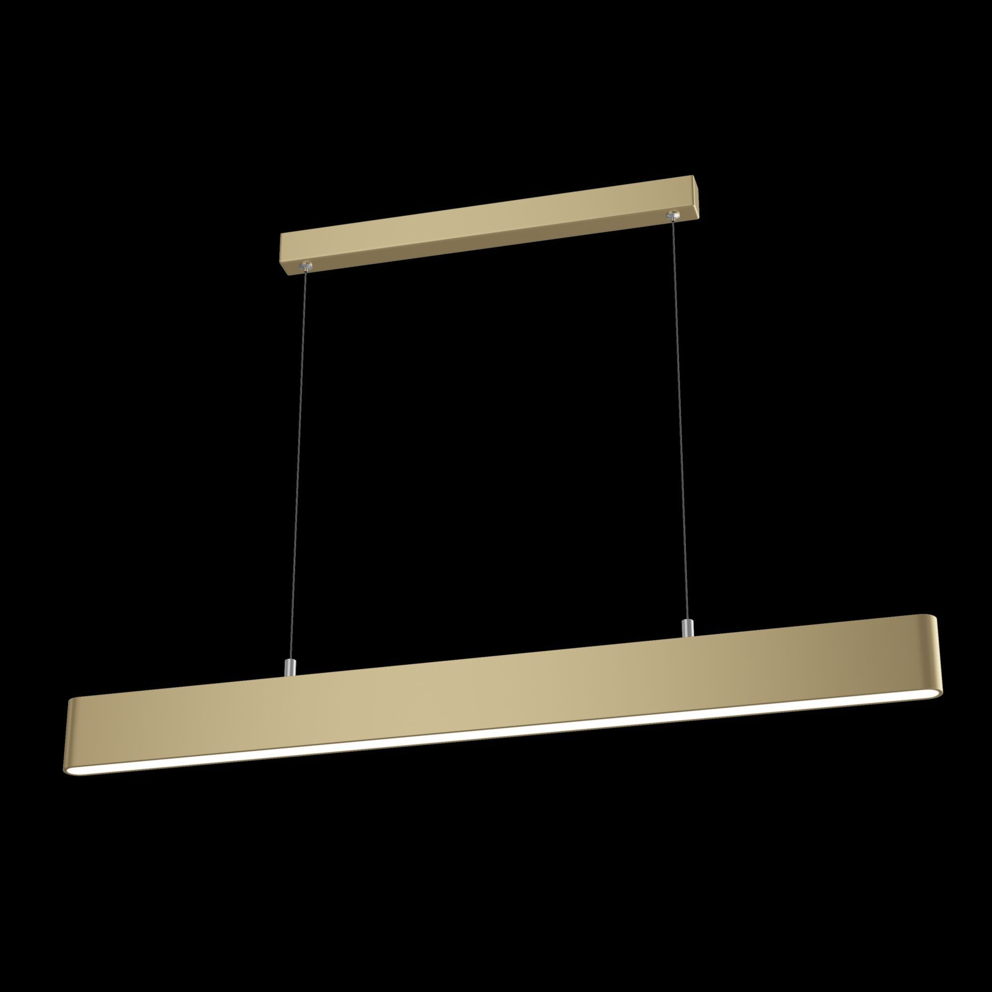 Изображение товара Светильник подвесной светодиодный Maytoni Step P010PL-L30G4K цвет золотой