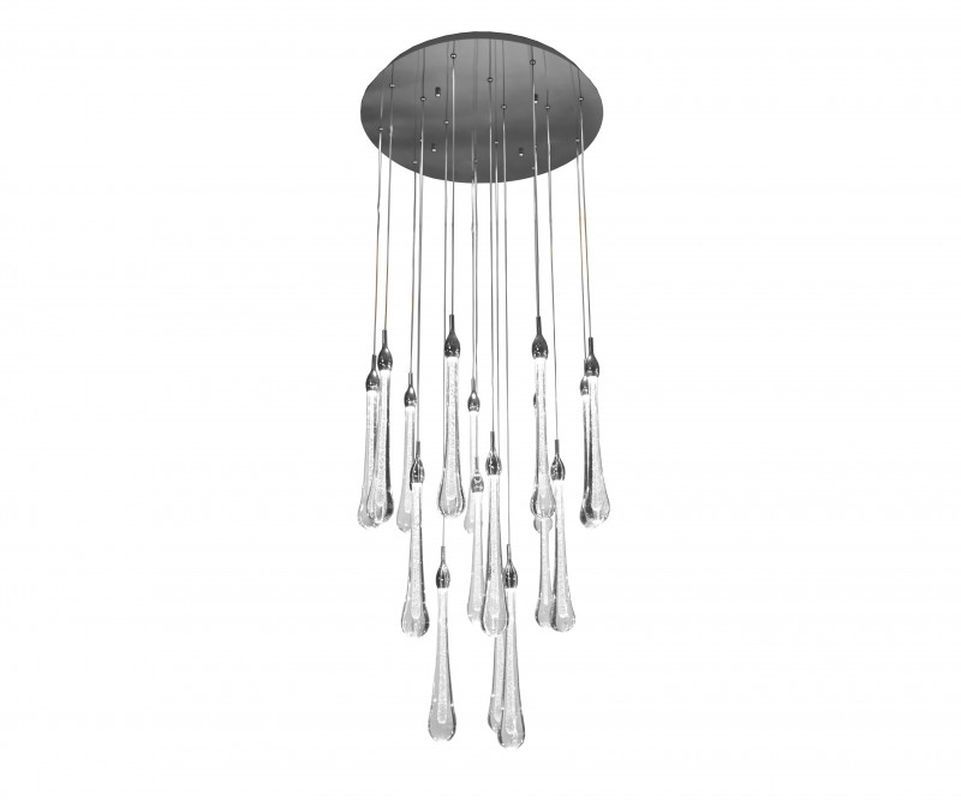 Изображение товара Светильник подвесной светодиодный Kink Light 07860-18A,02 18 м² серый хром современный дизайн