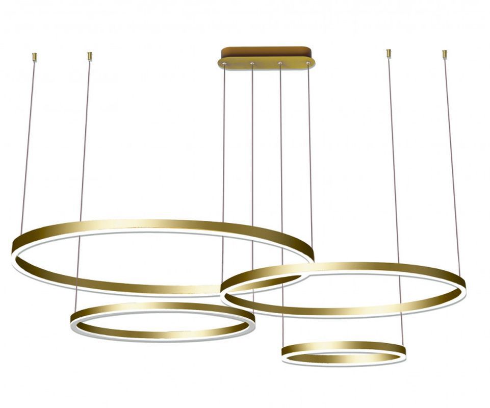 Изображение товара Подвесной светильник Kink Light 08204.33P(4000K) 58 м² золото с LED