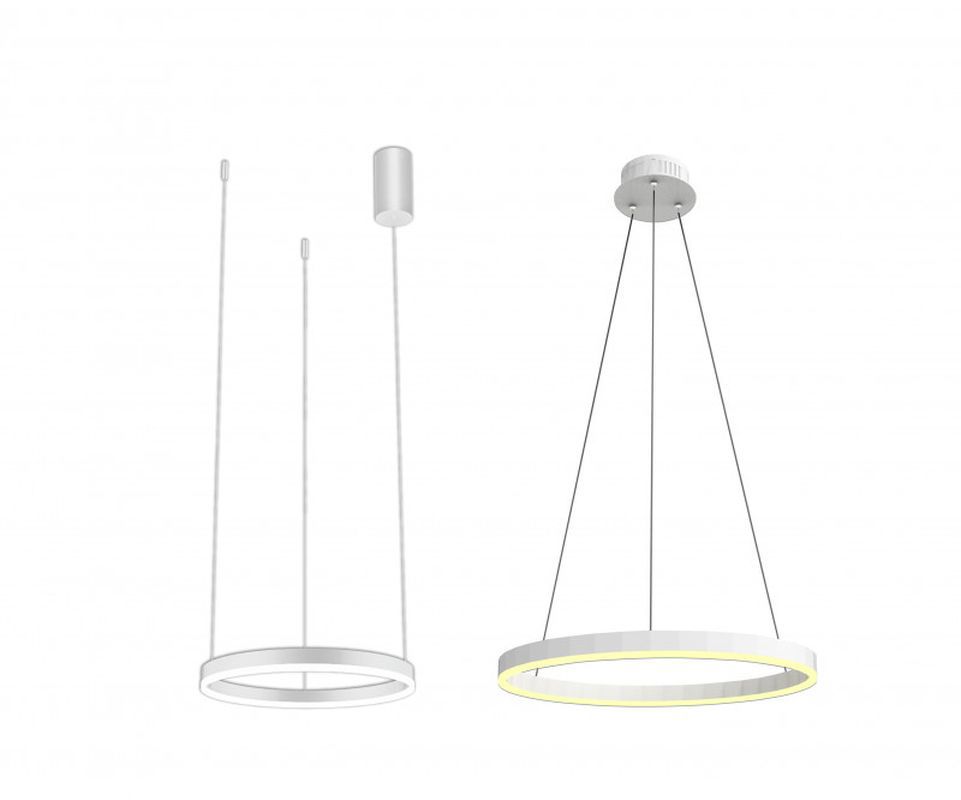 Изображение товара Светильник подвесной светодиодный KINK LIGHT Тор 08212.01A(4000K) 8 м² цвет белый