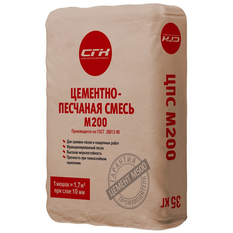 Изображение товара Смесь цементно-песчаная Forman М200, 35 кг