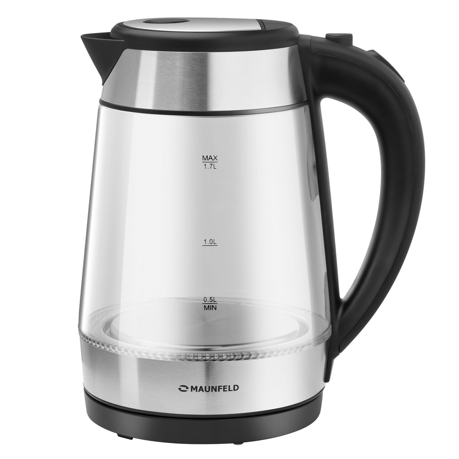 Изображение товара Электрический стеклянный чайник Maunfeld MGK1710GS 1.7 л с подсветкой