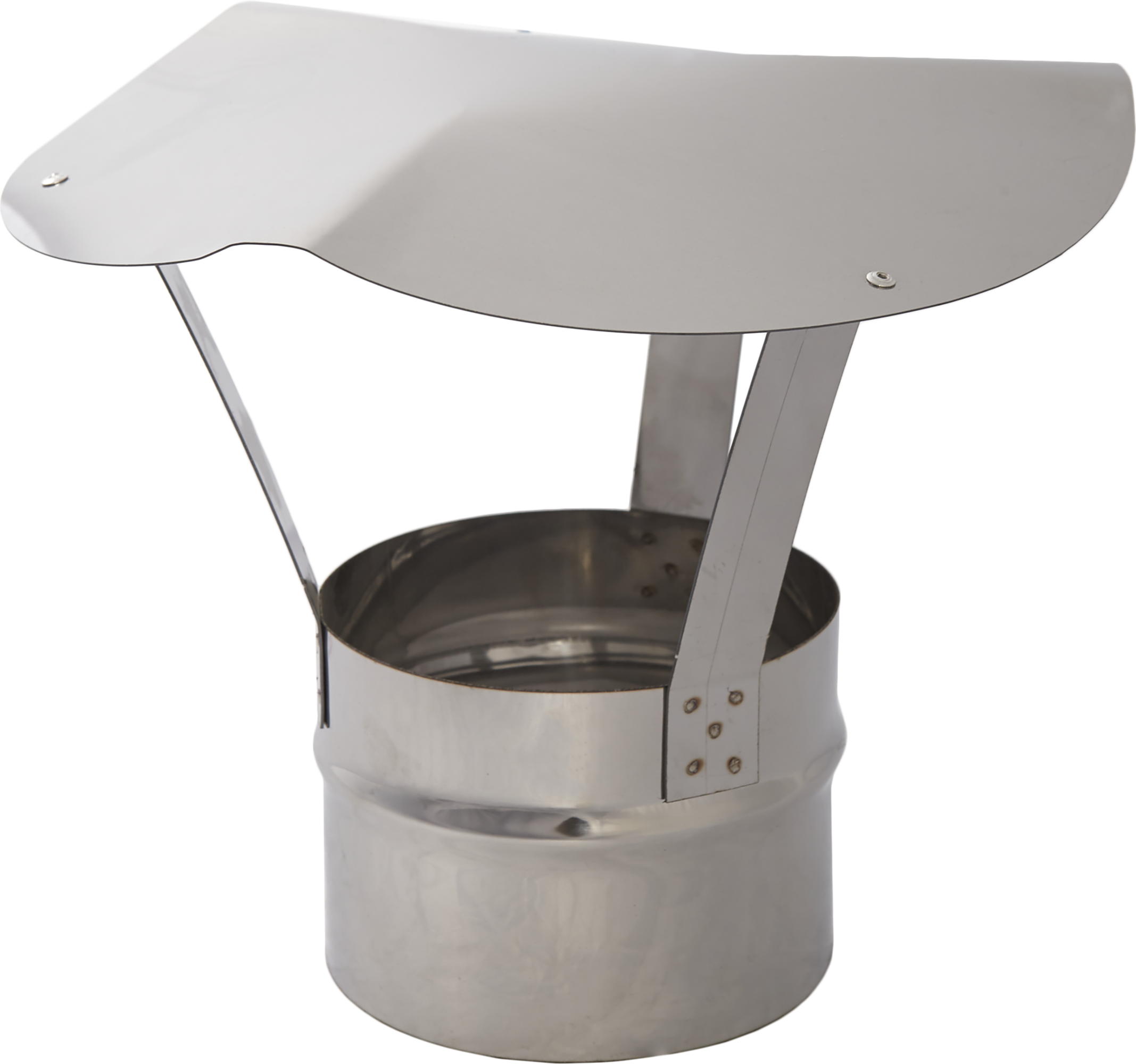 Изображение товара Зонт-к Corax Ferrum430 для трубы дымохода 150 мм нержавеющая сталь