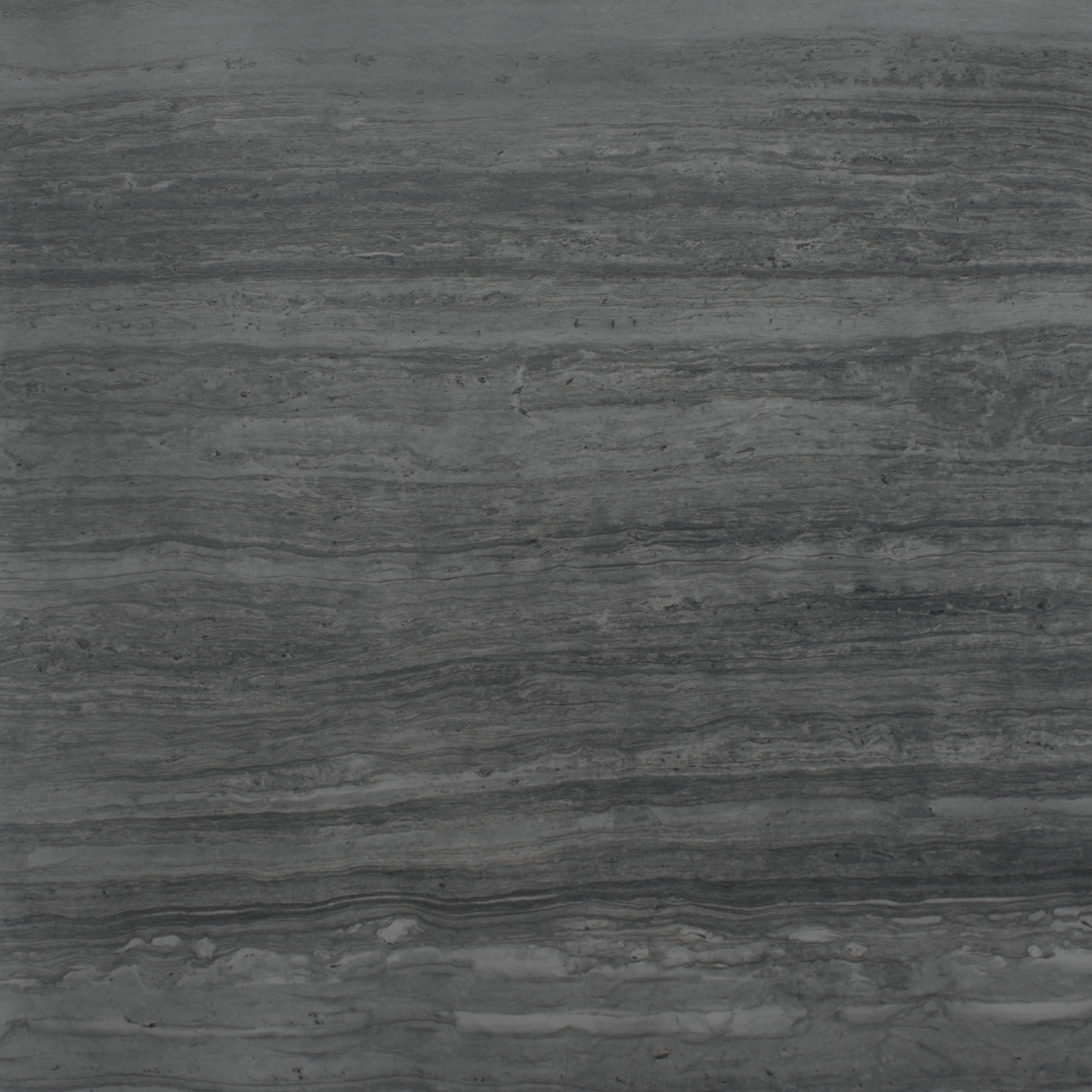 Изображение товара Керамогранит Travertino Anthra FP Rect 60x60 см черный для ванной и улицы