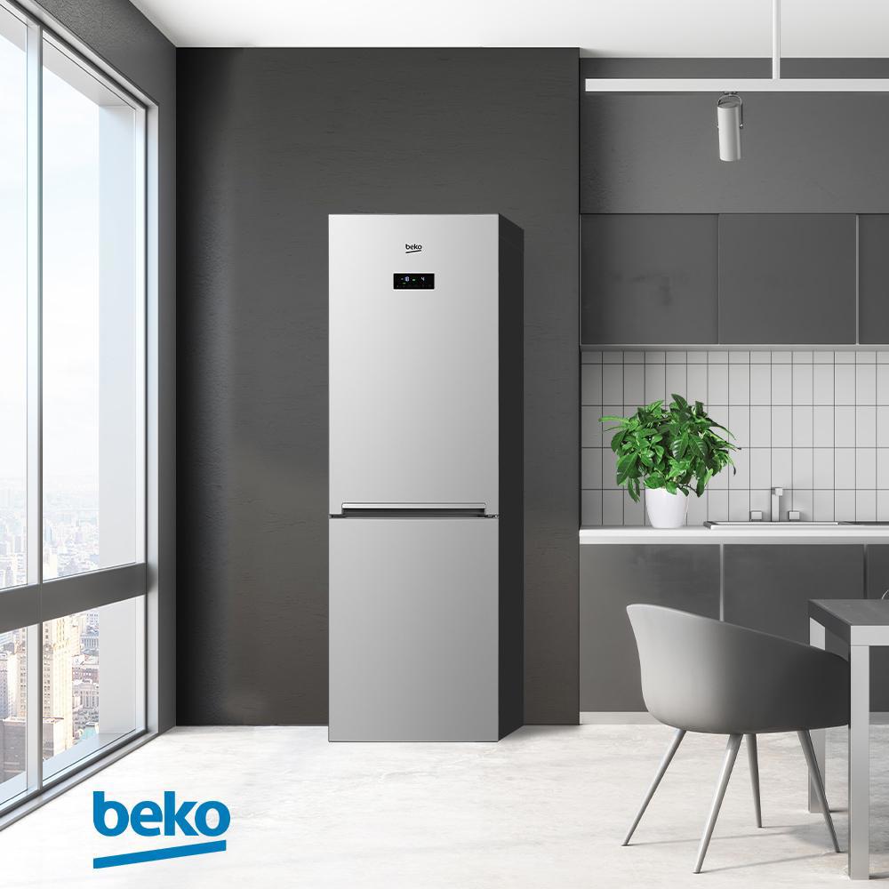 Изображение товара Двухкамерный холодильник Beko BlueLight CNKL7321EC0S 321 л серебристый