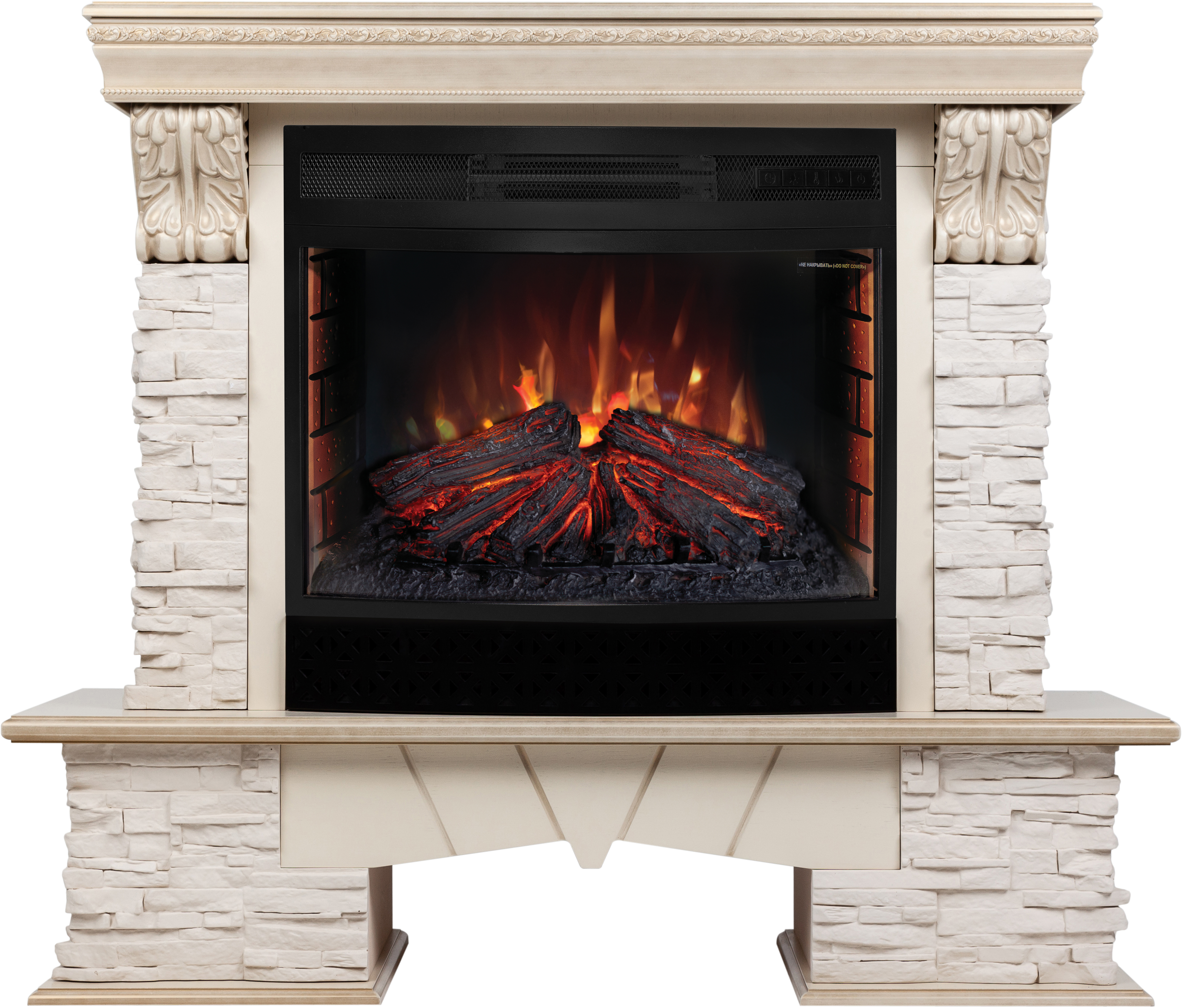 Изображение товара Каминокомплект конвекционный Rockland Lux Firefield 25 SIR с инфракрасным обогревом