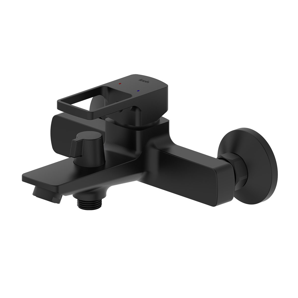 Изображение товара Смеситель IDDIS Bild BILBL00i02WA для ванны с черным матовым покрытием и рычажным управлением