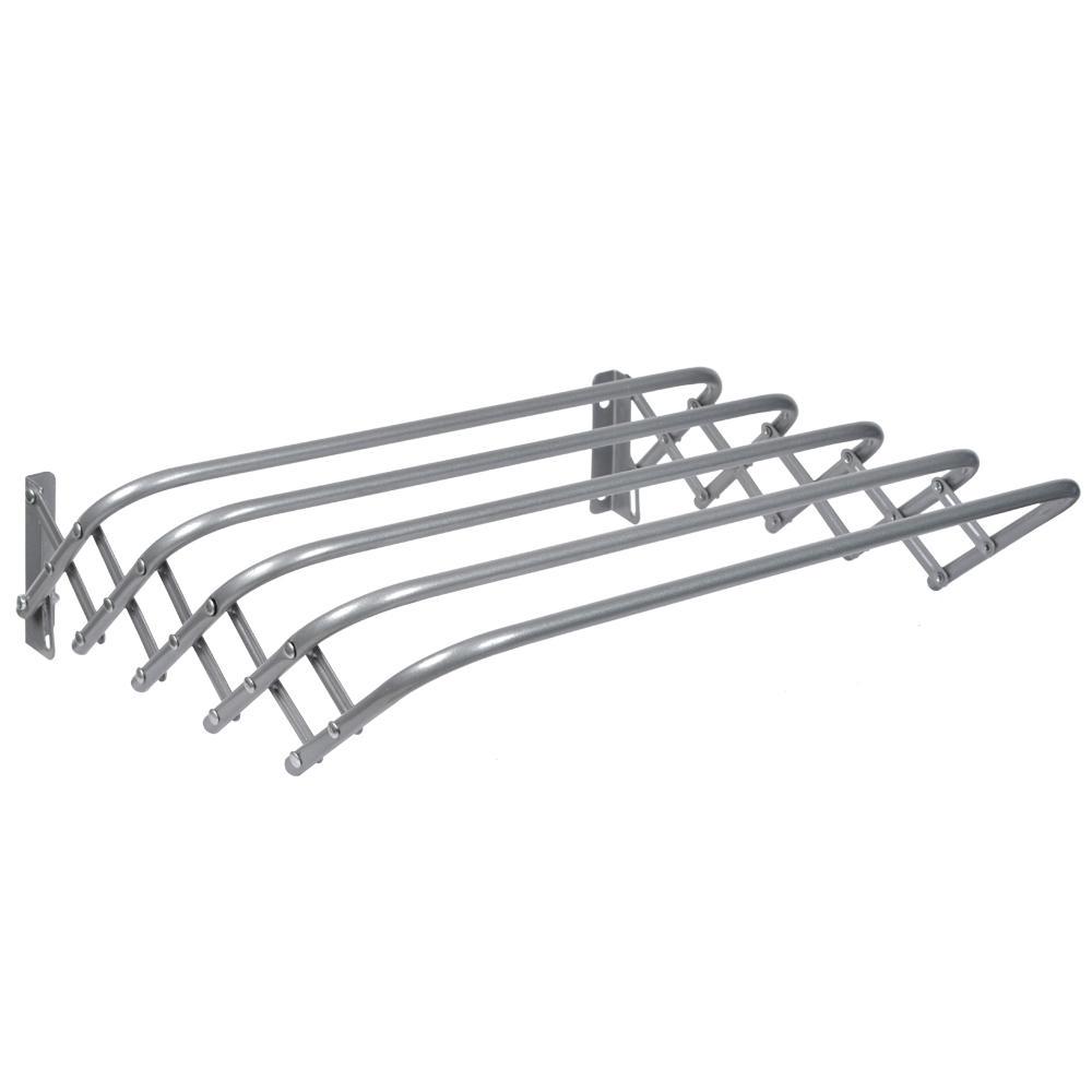 Изображение товара Настенная складная сушилка для белья Ника СН-60 серый компактная и вместительная