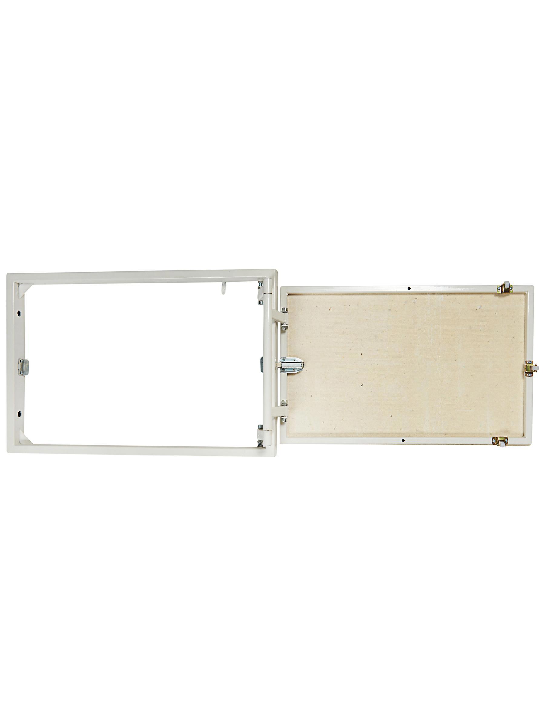 Изображение товара Стальной ревизионный люк PROMLYUK Дельта 40х30 см скрытый монтаж