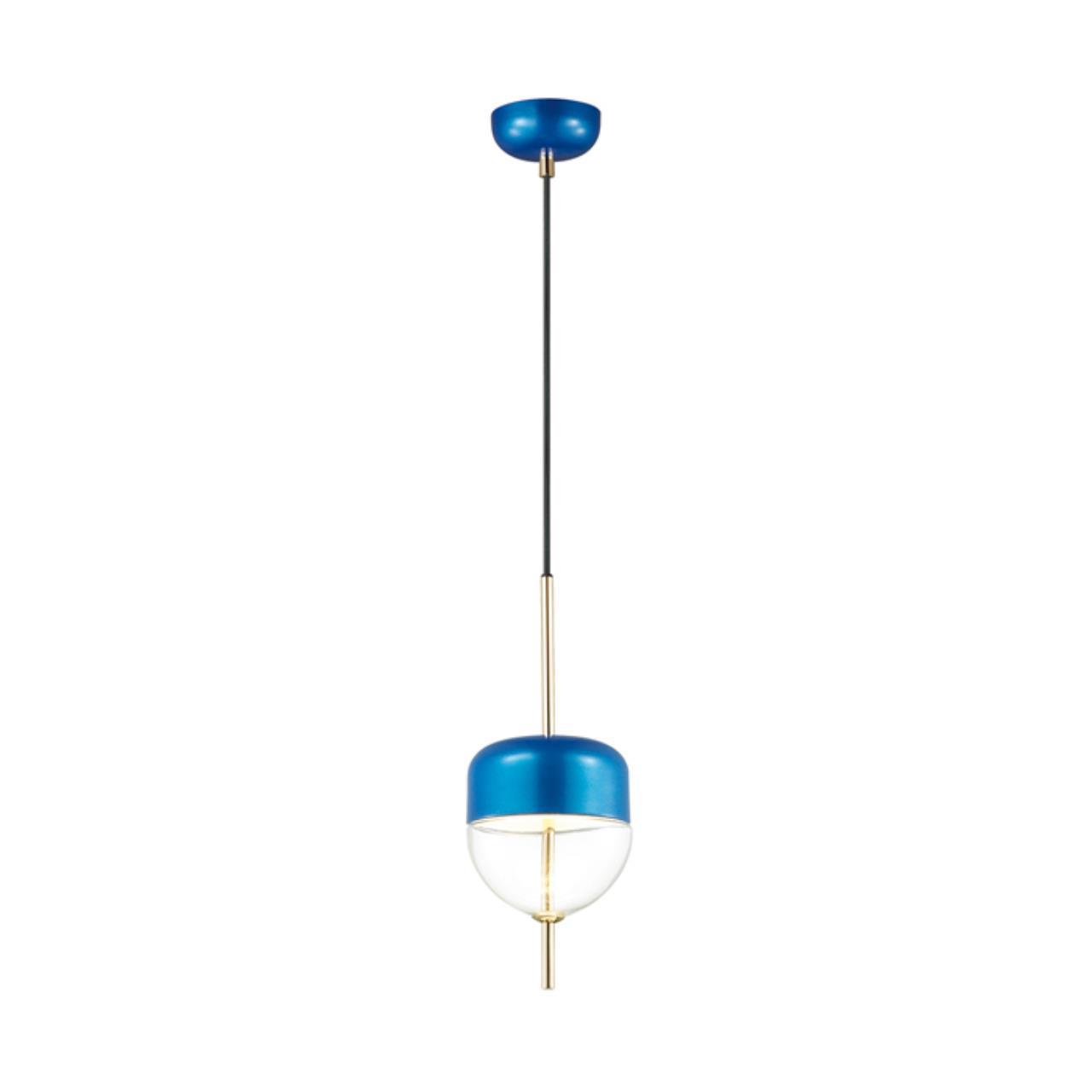 Изображение товара Светильник подвесной LED Pamfa 4621/12L синий стекло современный стиль 12 Вт