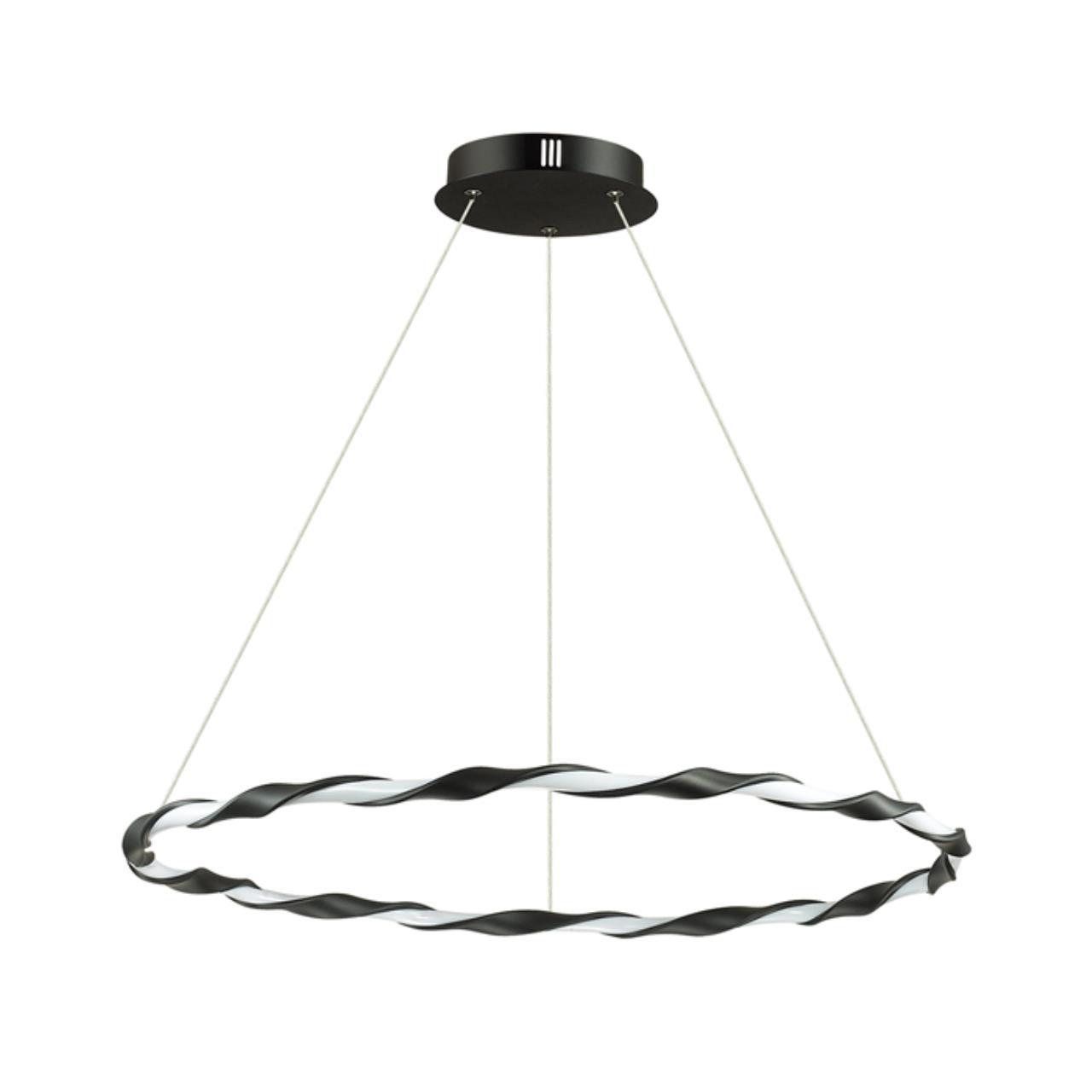 Изображение товара Светильник подвесной светодиодный Serenity 3701/43L, 15 м², белый свет, цвет чёрный
