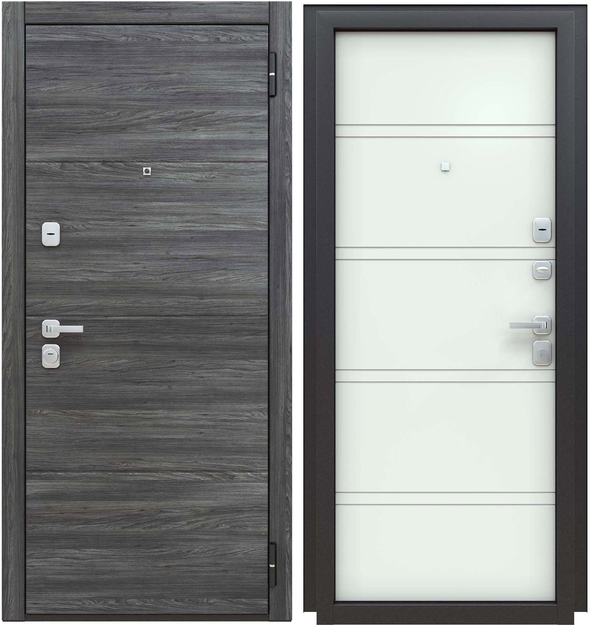 Изображение товара Дверь входная металлическая Концепт 7301, 960 мм, правая, цвет ясень белый