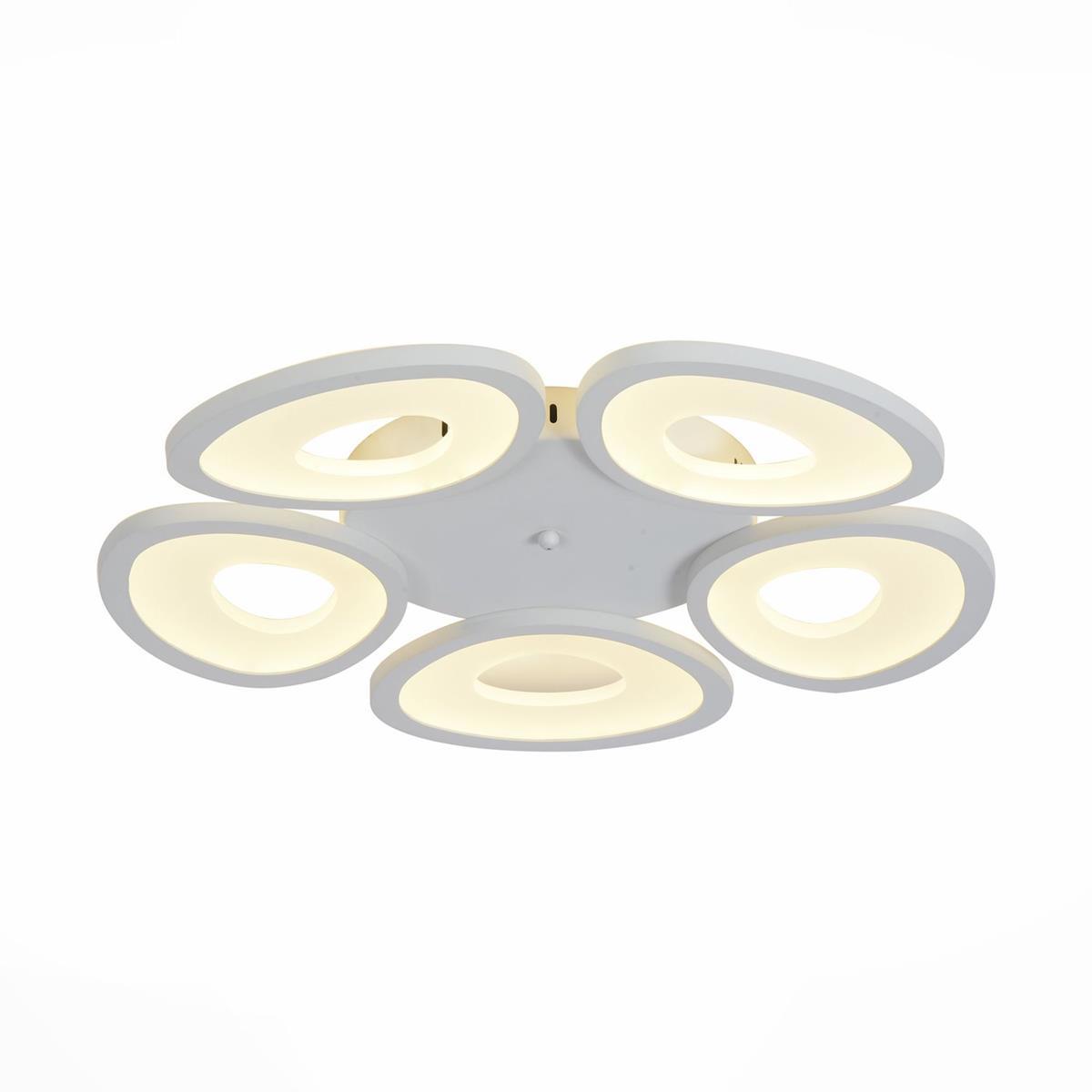 Изображение товара Люстра потолочная ST Luce SL929.502.05 Белая LED 5x12W 3500K