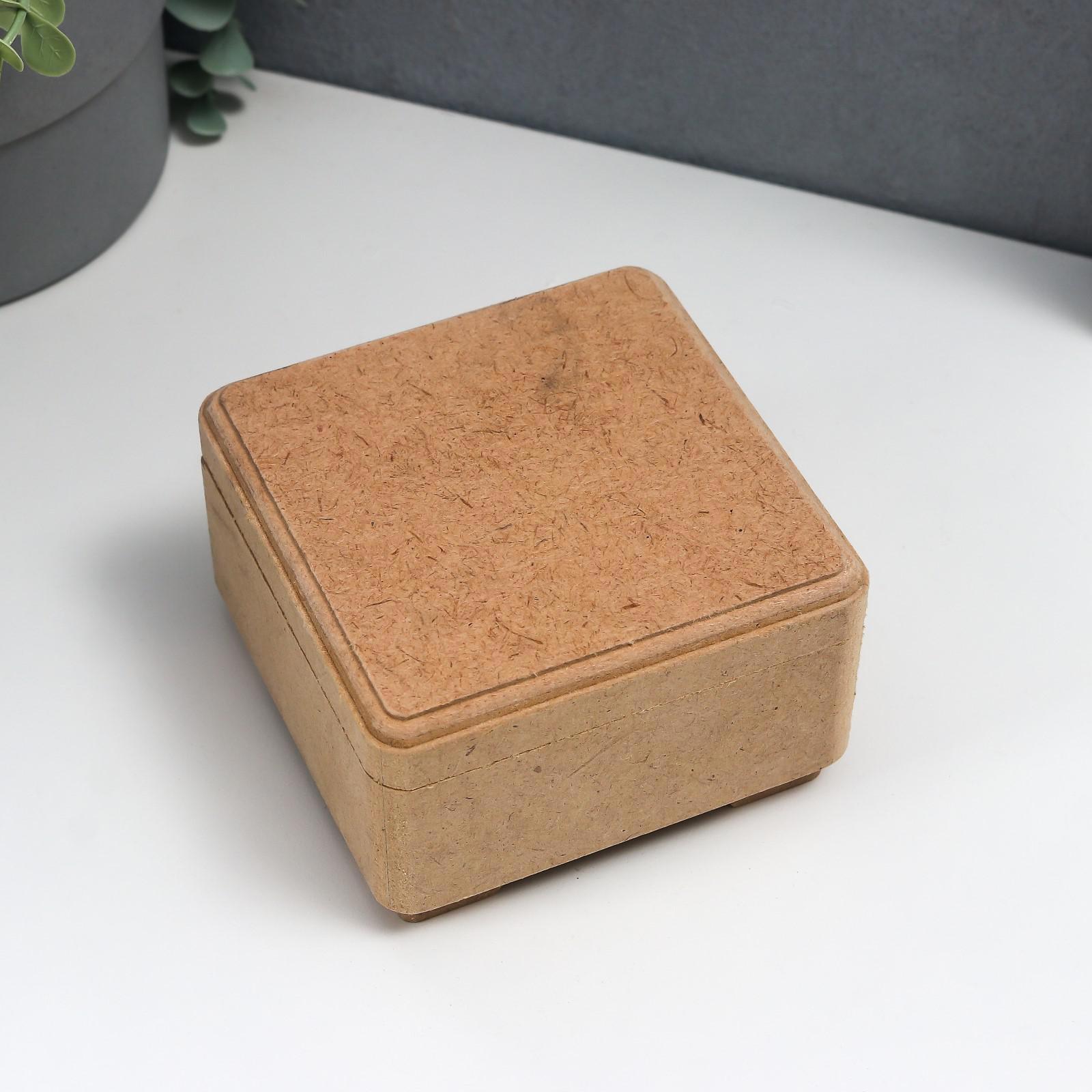 Изображение товара Шкатулка для декора 10x10x6.5 см, МДФ