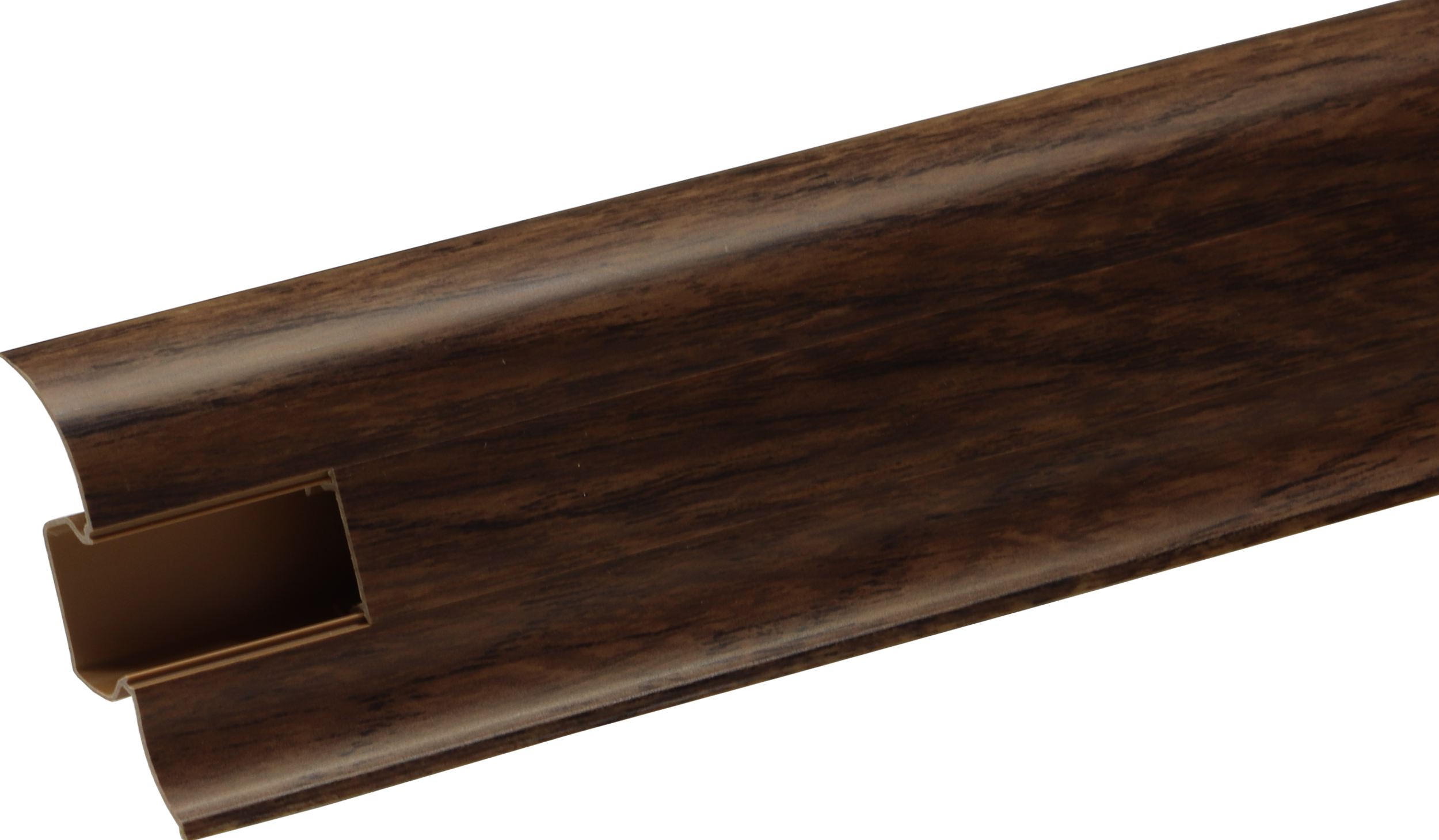 Плинтус напольный Artens ПВХ Дуб Венге 5.5 см 2.5 м