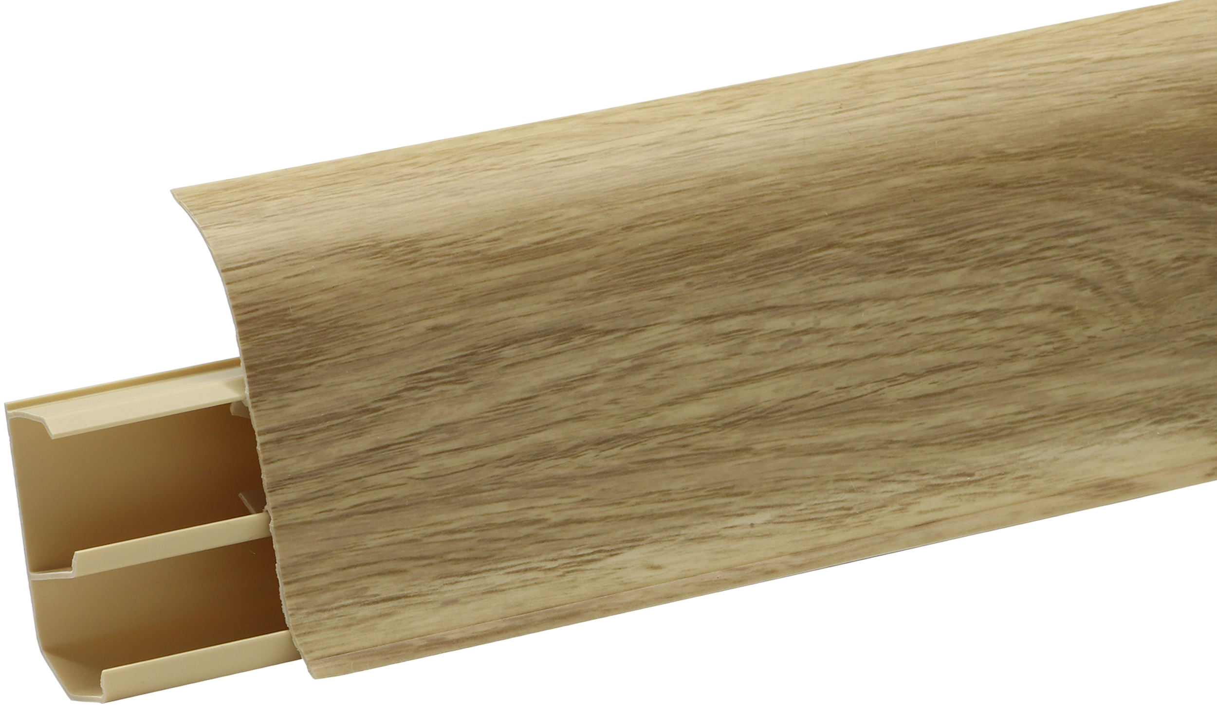 Плинтус напольный Artens ПВХ Дуб Канад 7 см 2.2 м